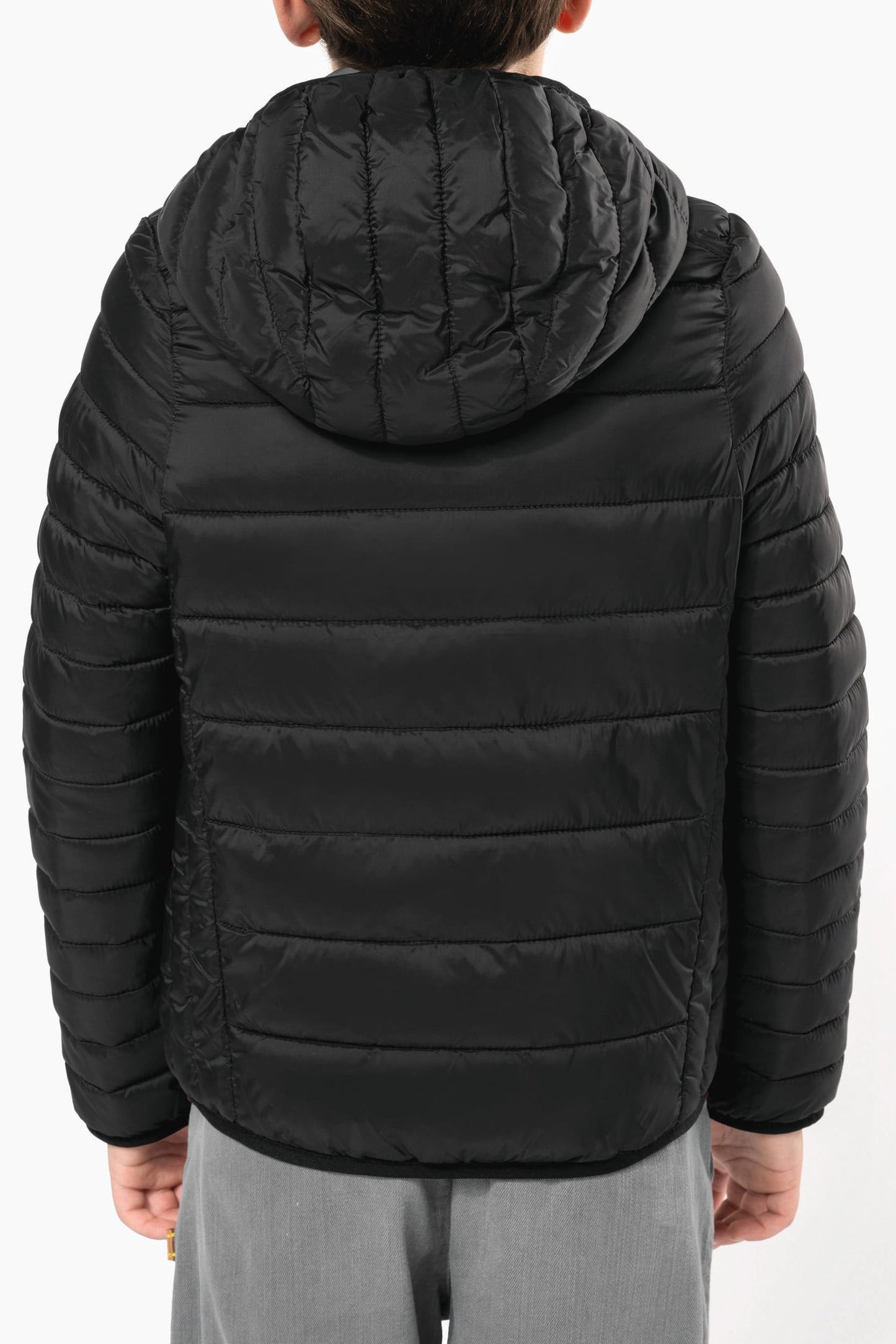 K6112 - Piumino bambino leggero con cappuccio