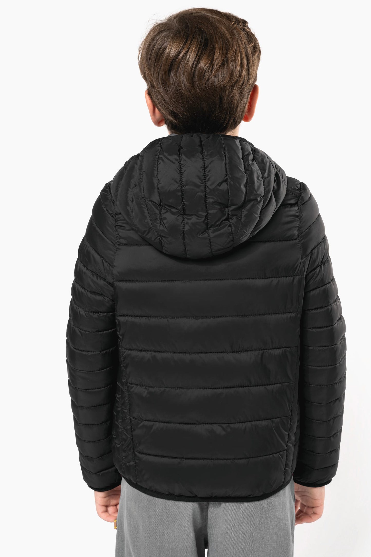 K6112 - Piumino bambino leggero con cappuccio