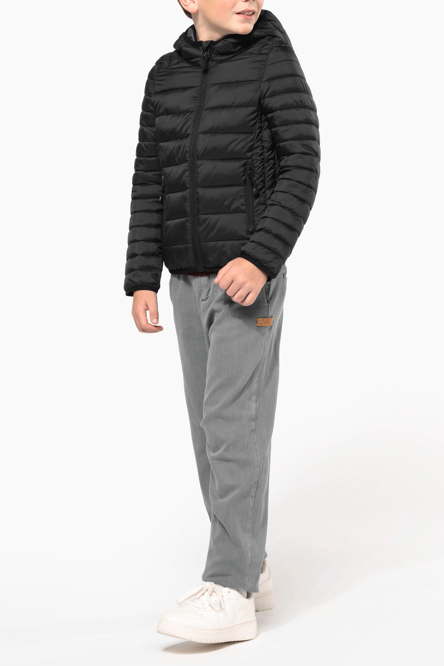 K6112 - Piumino bambino leggero con cappuccio