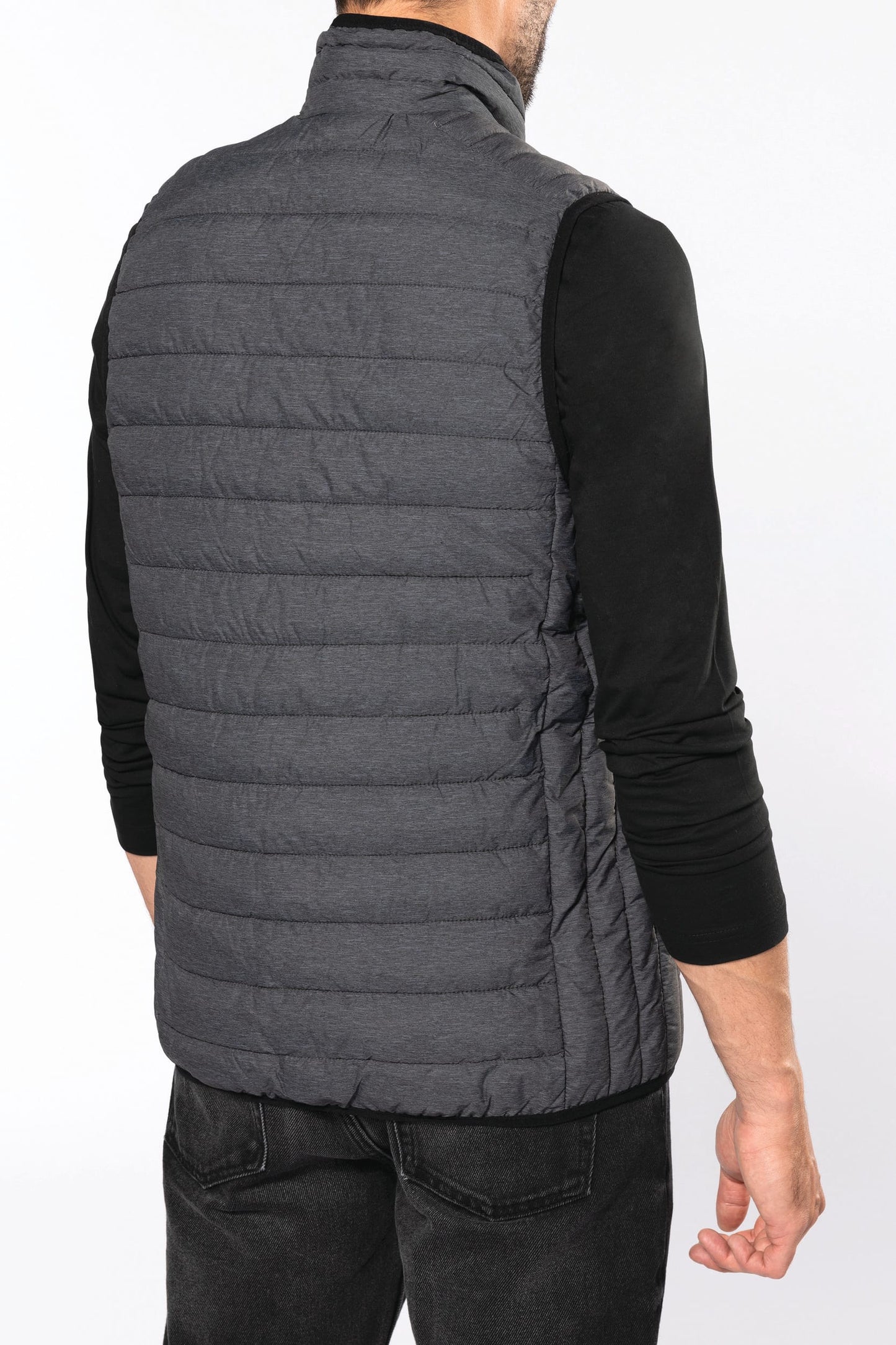K6113 - Piumino uomo leggero smanicato