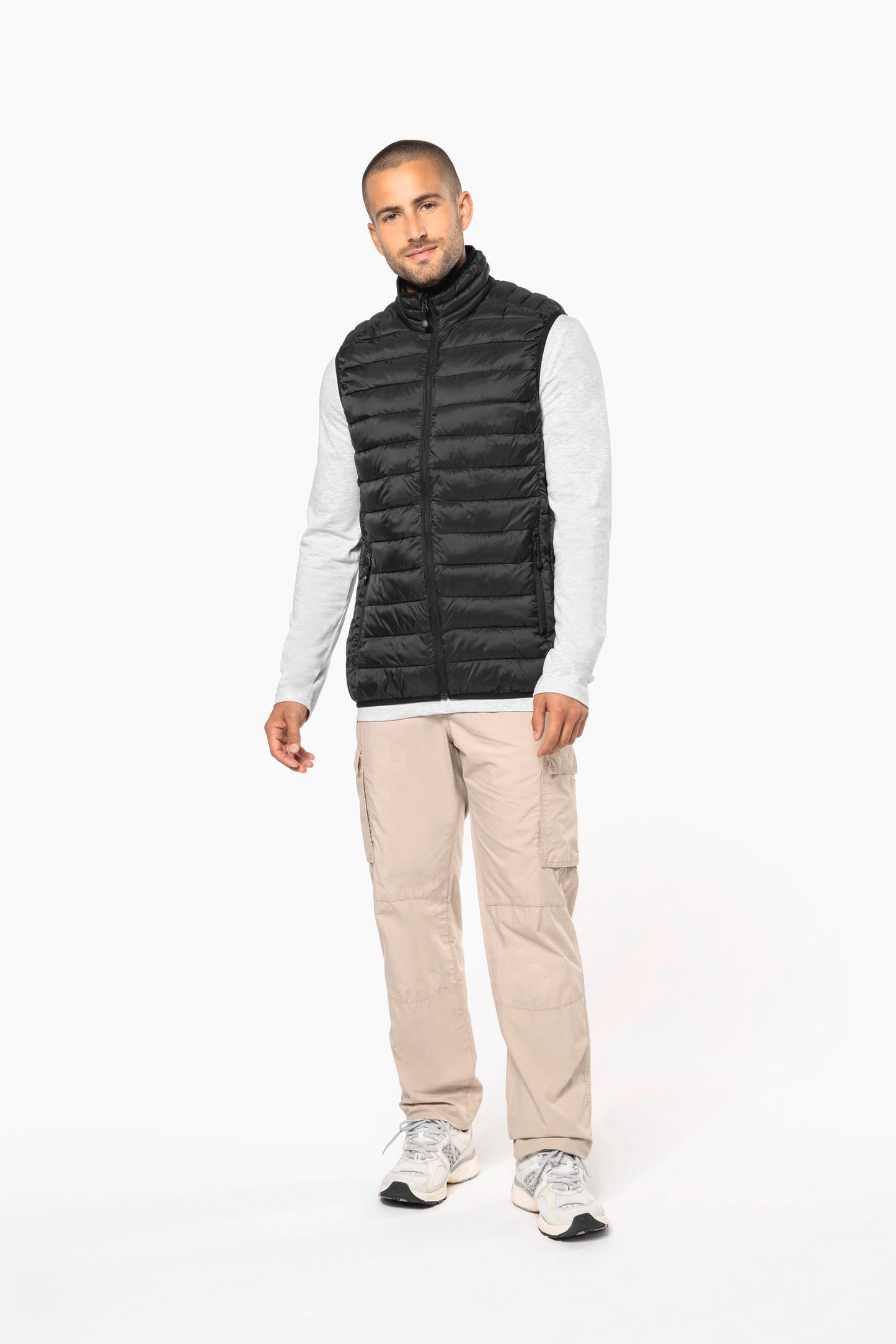 K6113 - Piumino uomo leggero smanicato