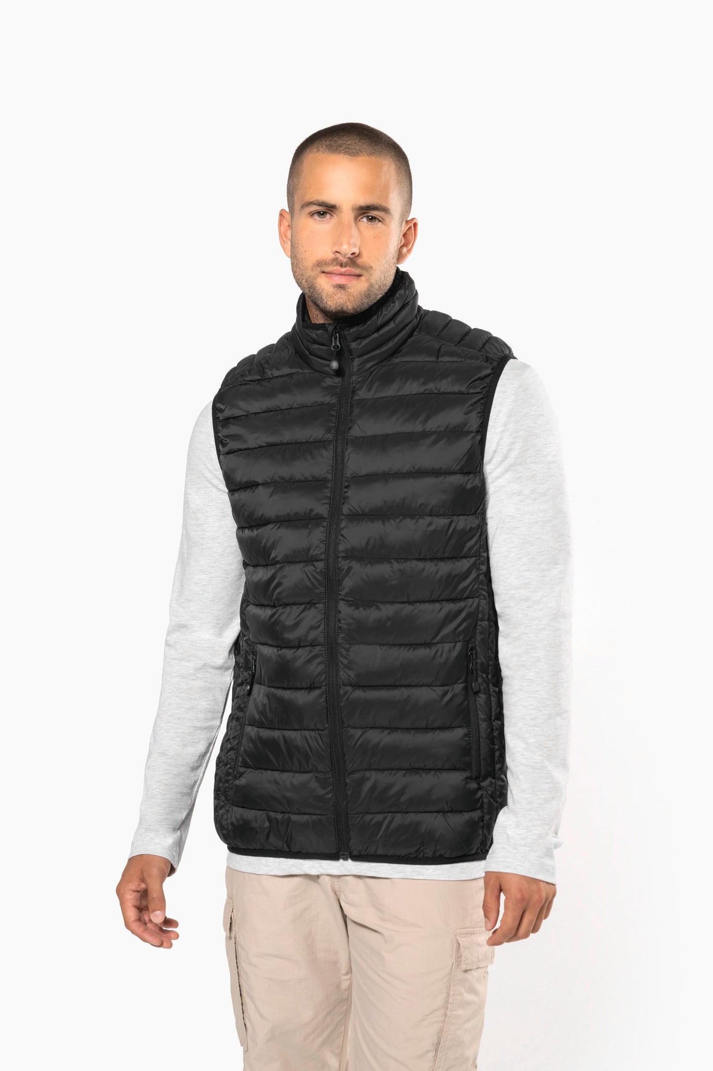 K6113 - Piumino uomo leggero smanicato