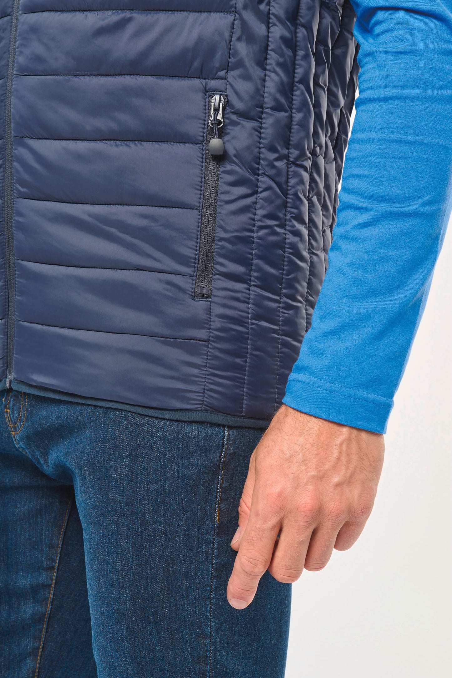 K6113 - Piumino uomo leggero smanicato