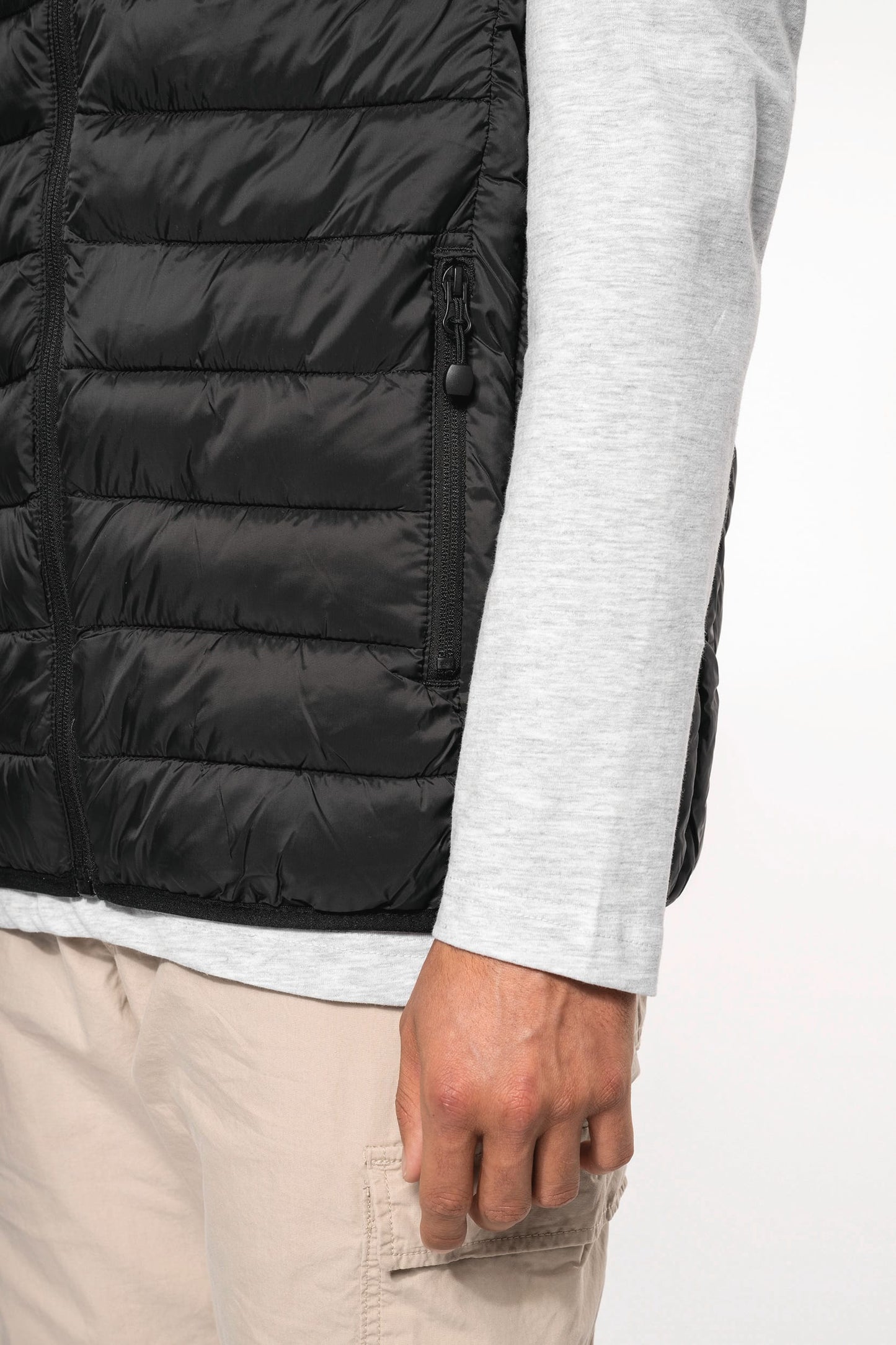 K6113 - Piumino uomo leggero smanicato