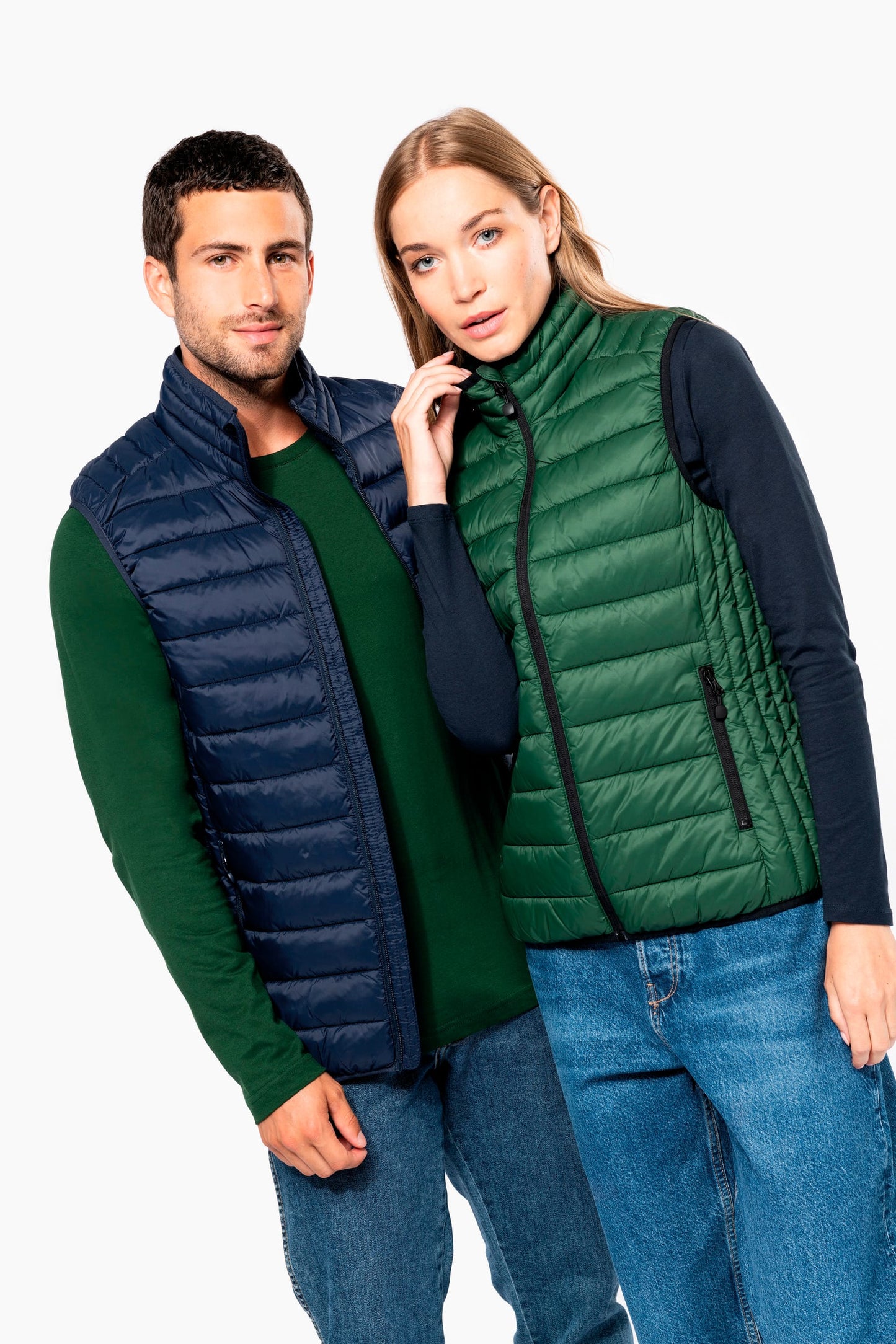 K6114 - Piumino donna leggero smanicato