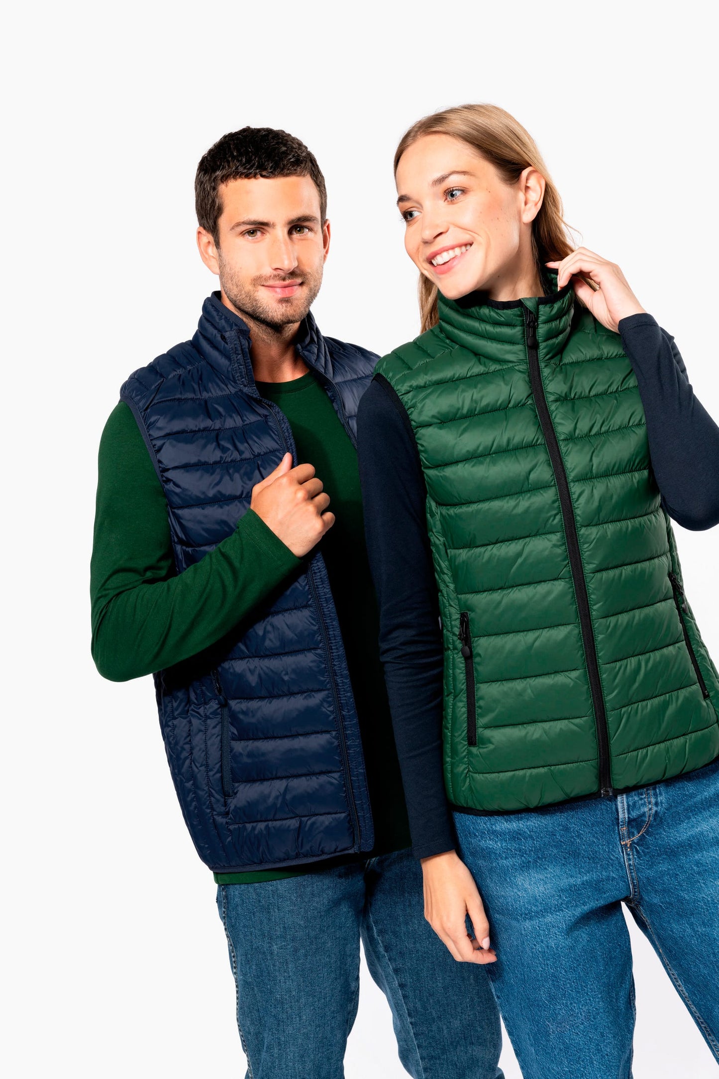 K6113 - Piumino uomo leggero smanicato