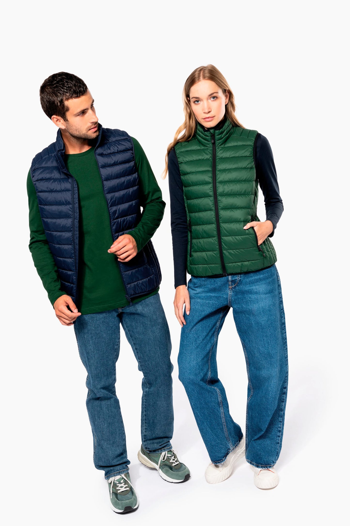 K6113 - Piumino uomo leggero smanicato