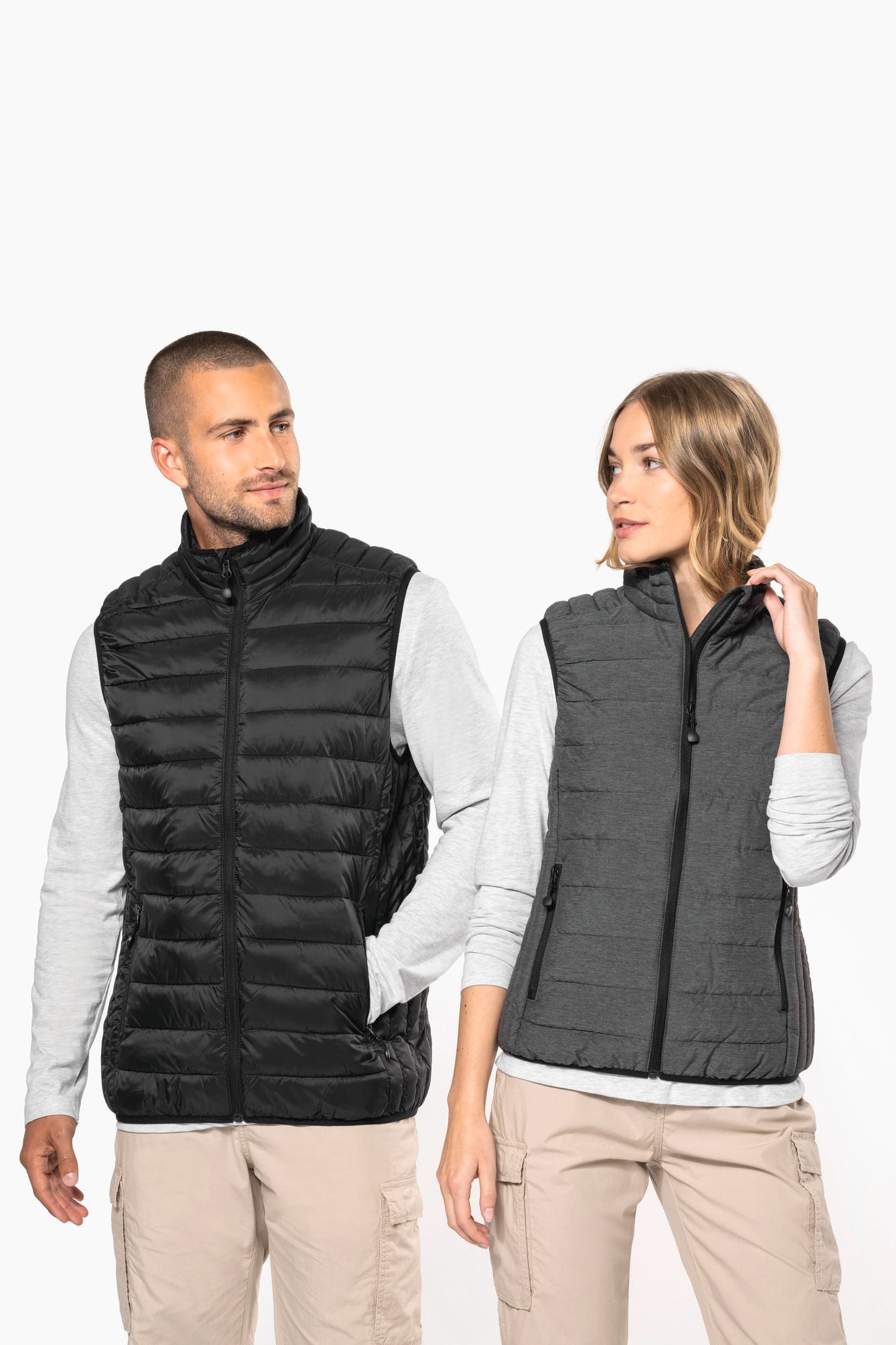 K6113 - Piumino uomo leggero smanicato