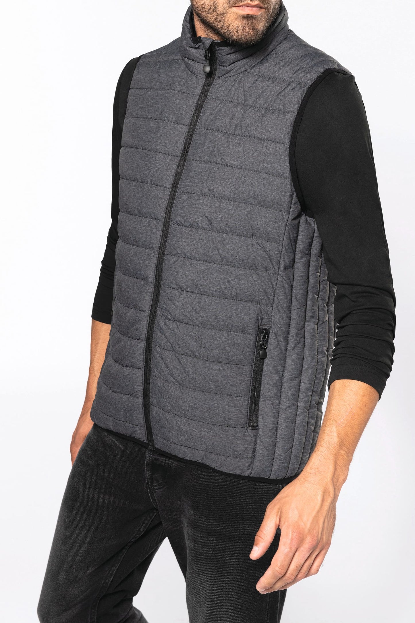 K6113 - Piumino uomo leggero smanicato