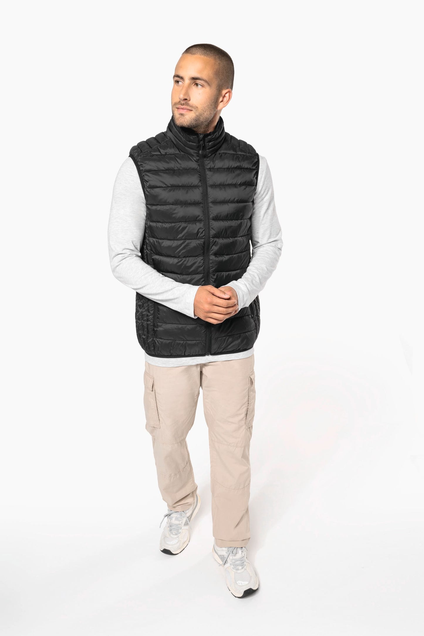 K6113 - Piumino uomo leggero smanicato