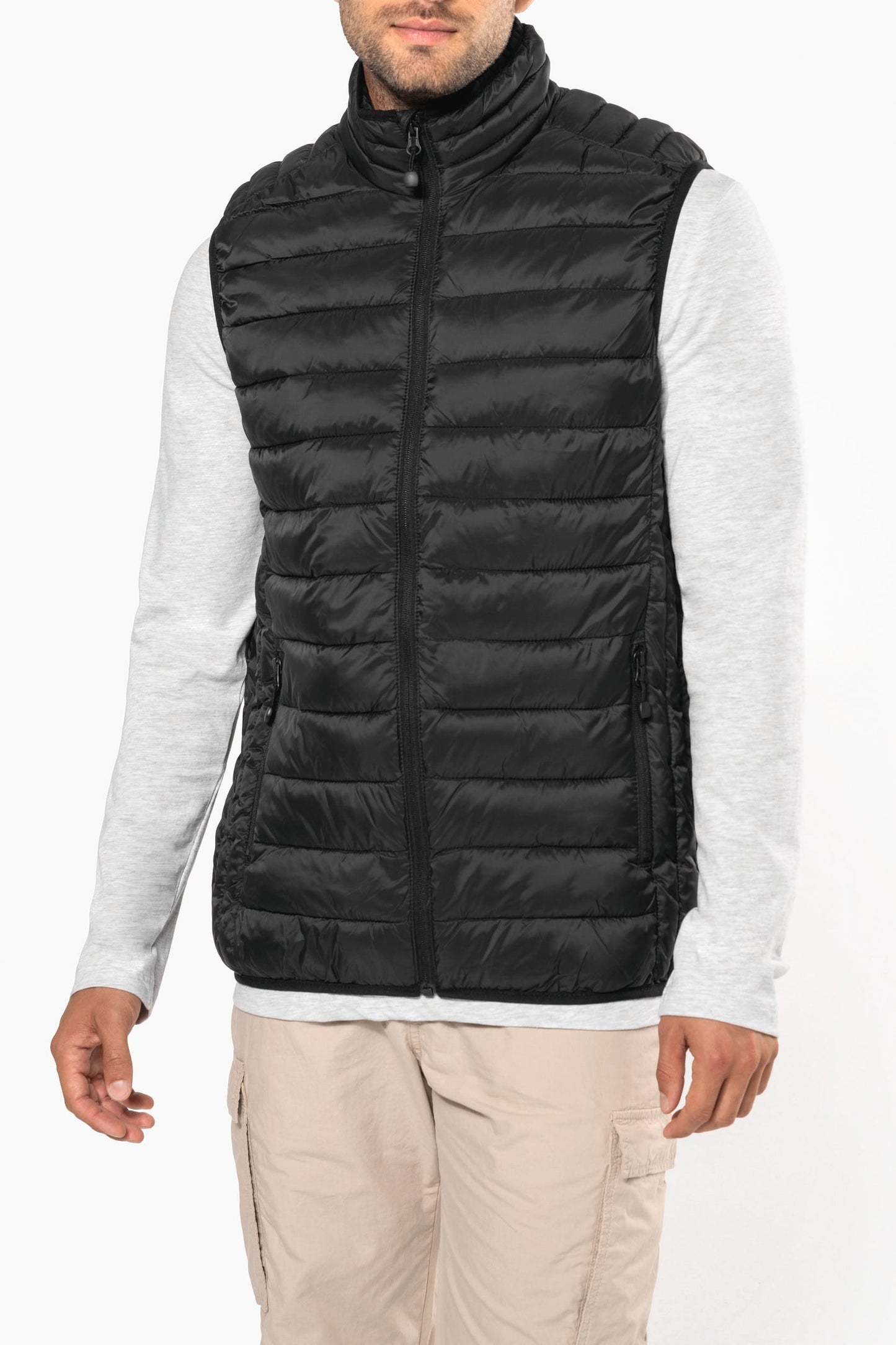 K6113 - Piumino uomo leggero smanicato