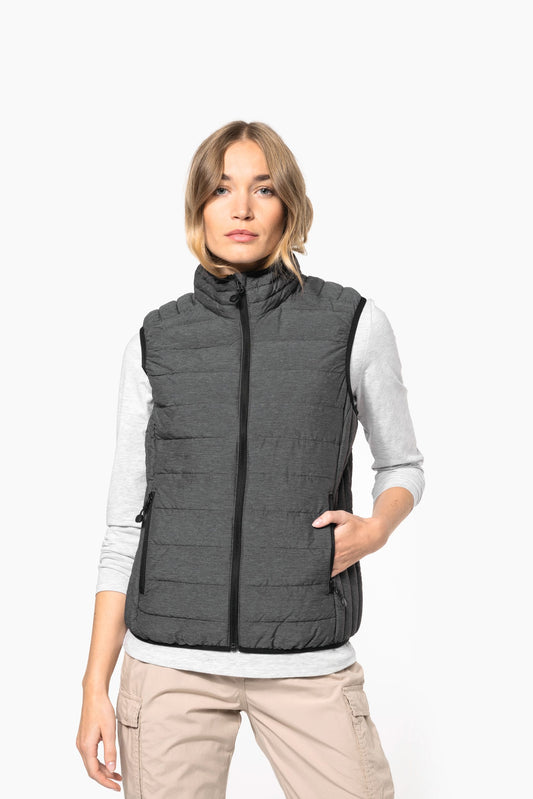 K6114 - Piumino donna leggero smanicato