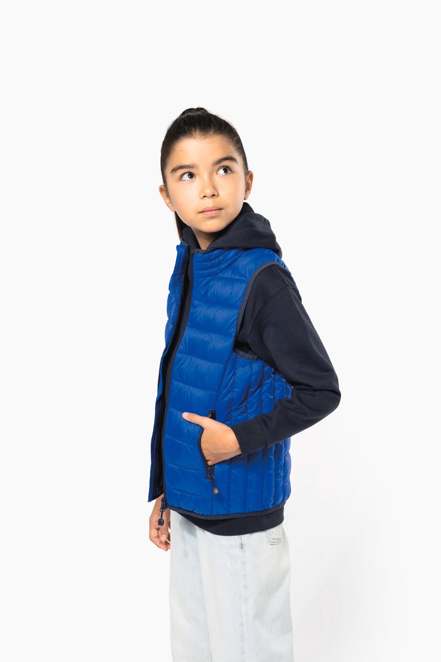 K6115 - Piumino bambino leggero smanicato