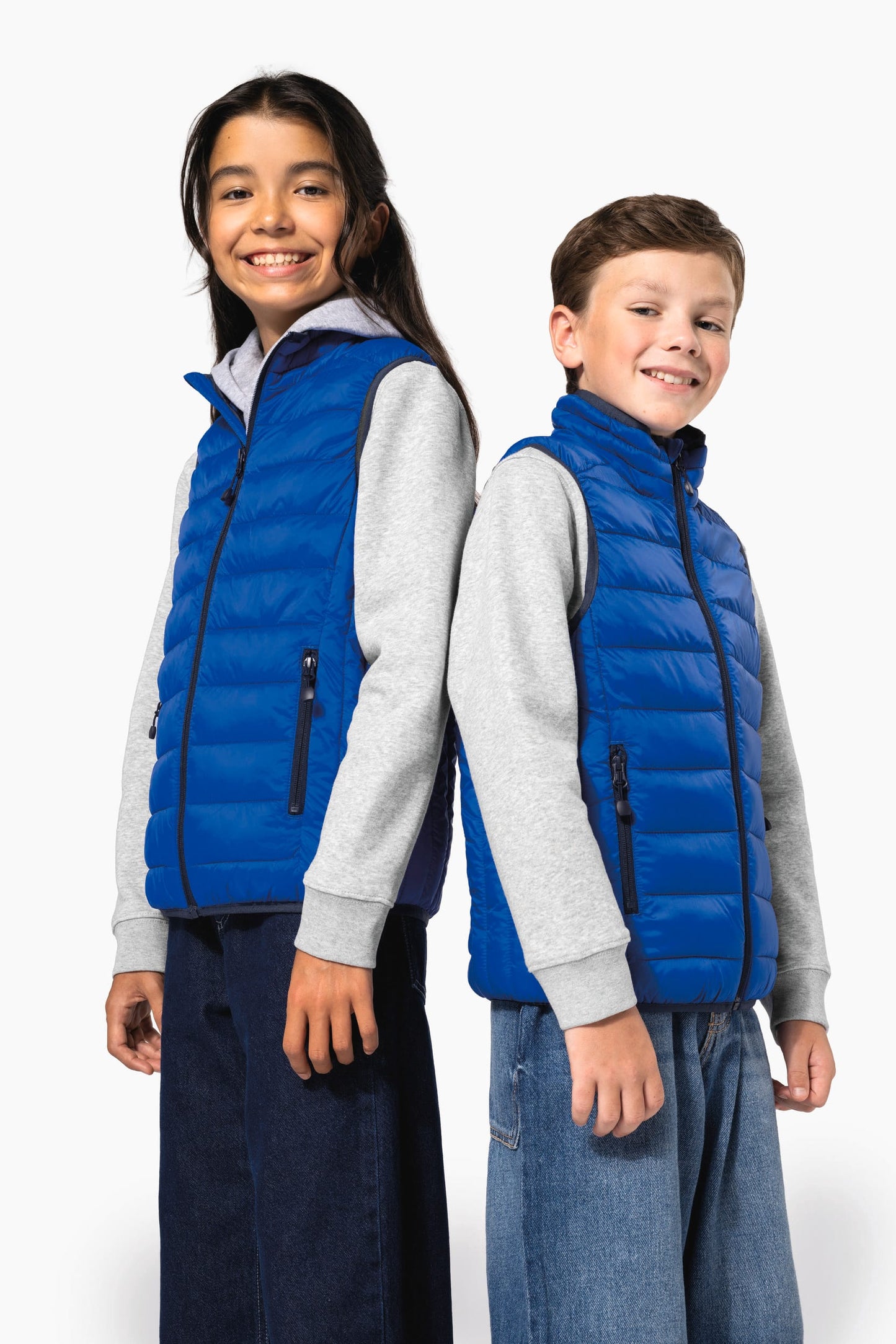 K6115 - Piumino bambino leggero smanicato