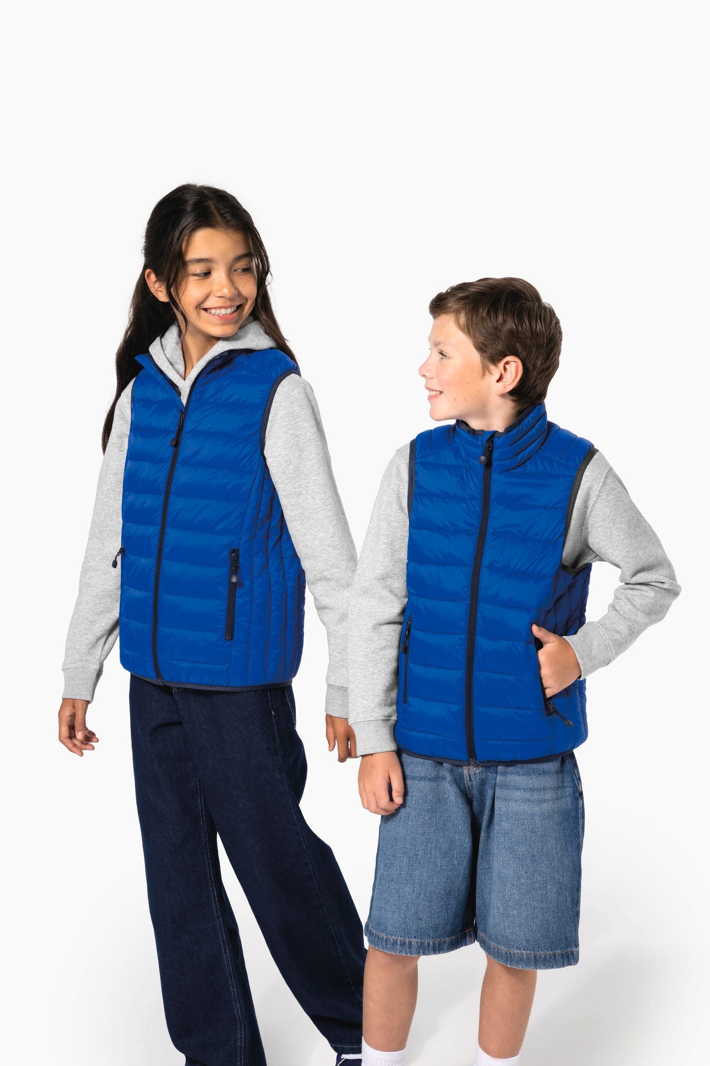 K6115 - Piumino bambino leggero smanicato