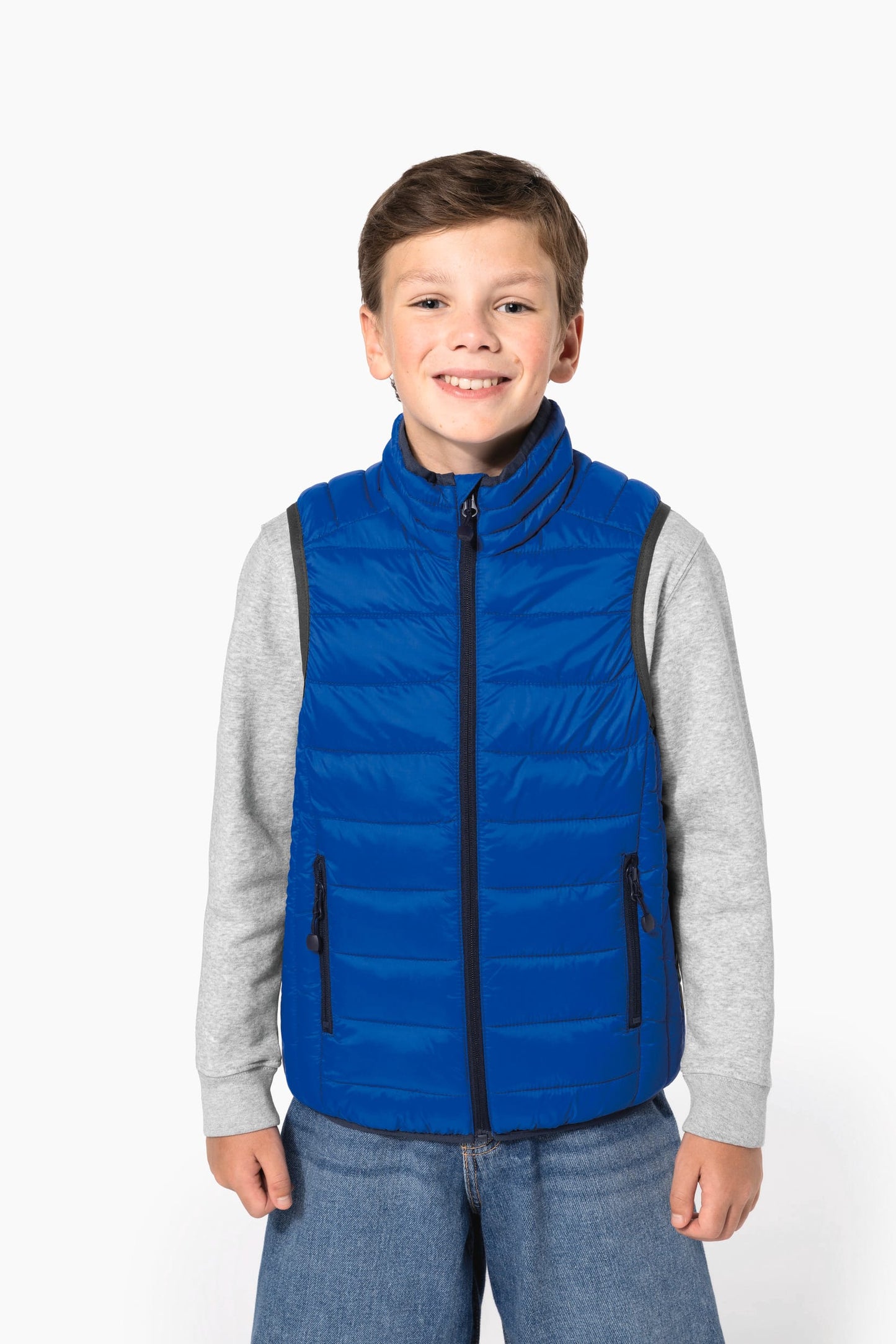 K6115 - Piumino bambino leggero smanicato