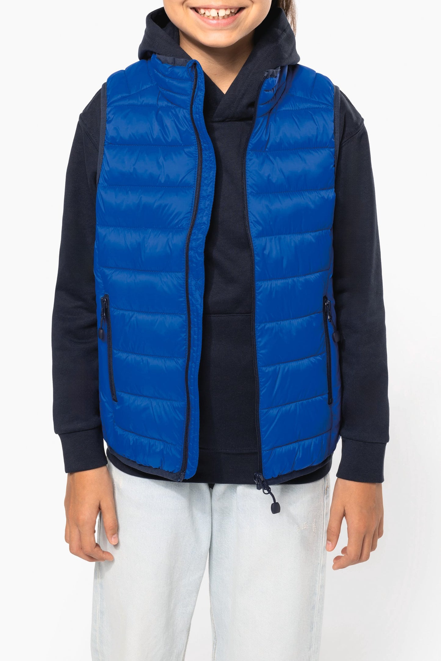 K6115 - Piumino bambino leggero smanicato