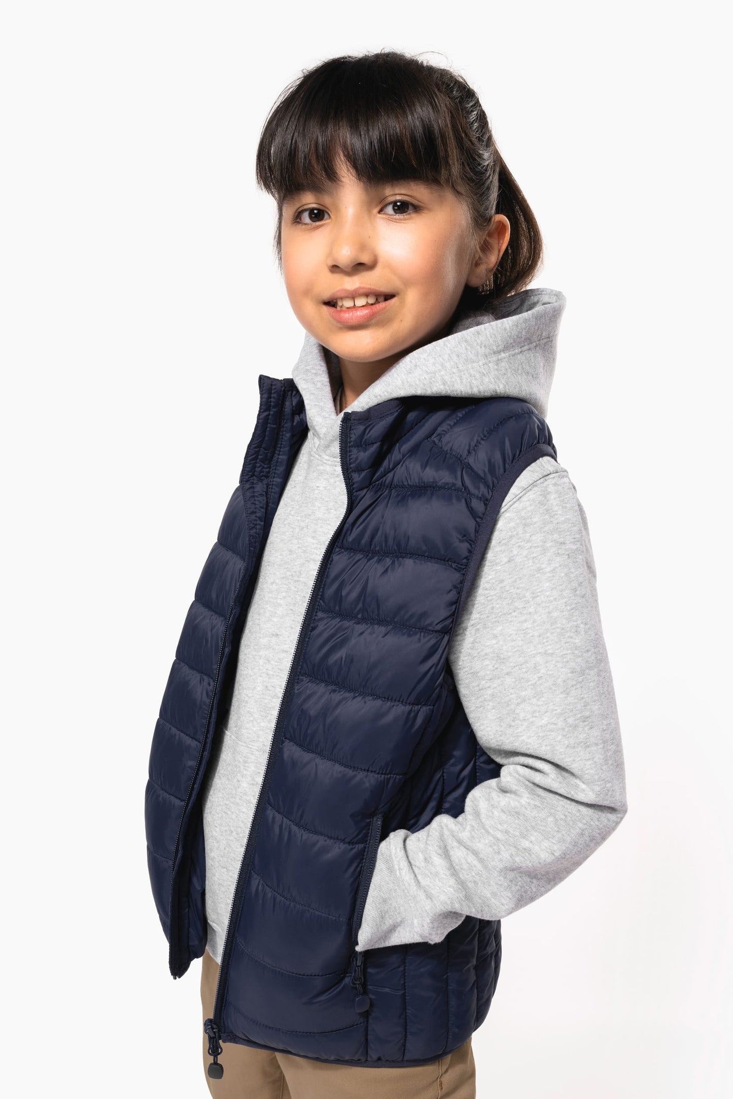 K6115 - Piumino bambino leggero smanicato