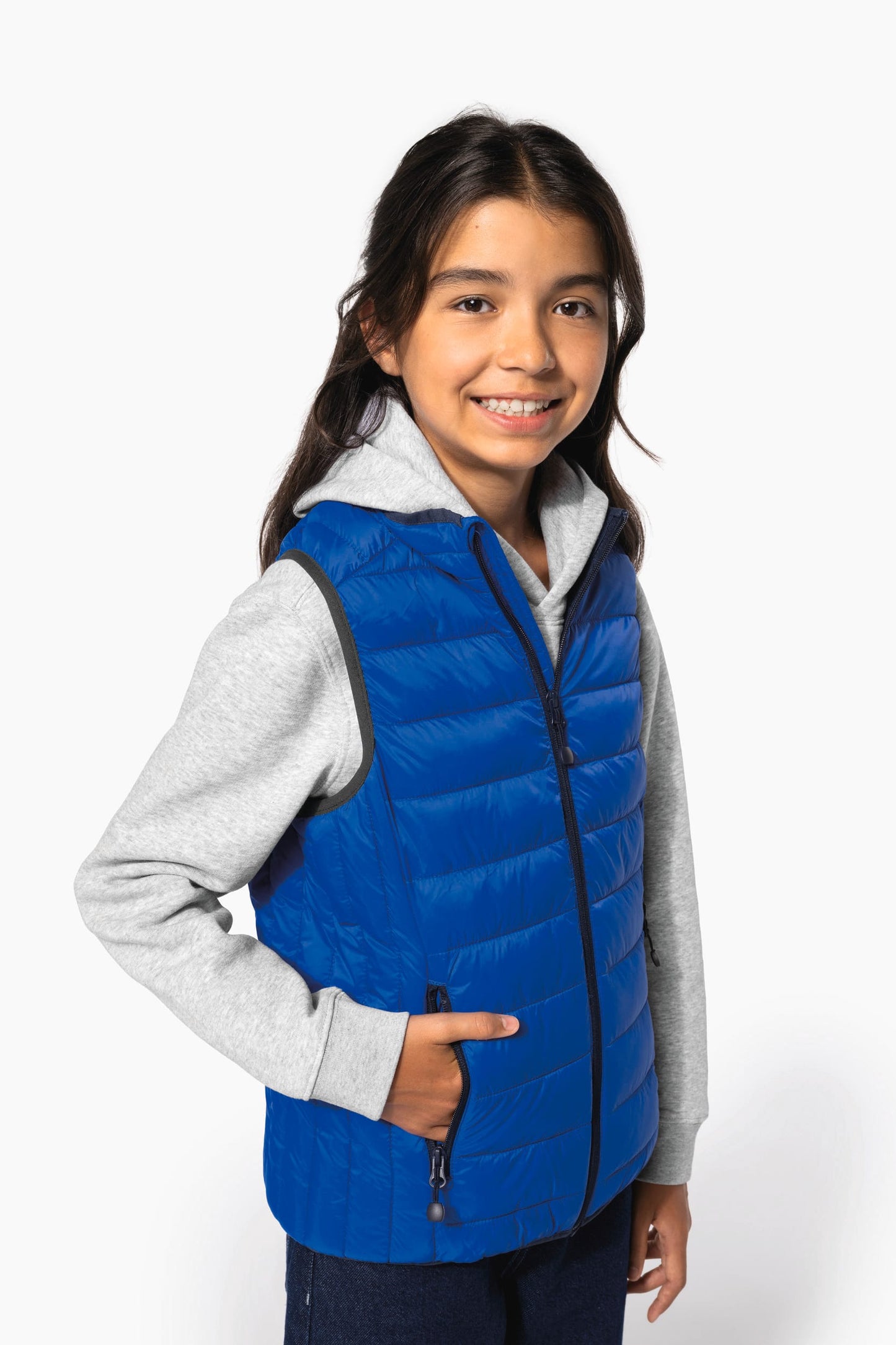 K6115 - Piumino bambino leggero smanicato