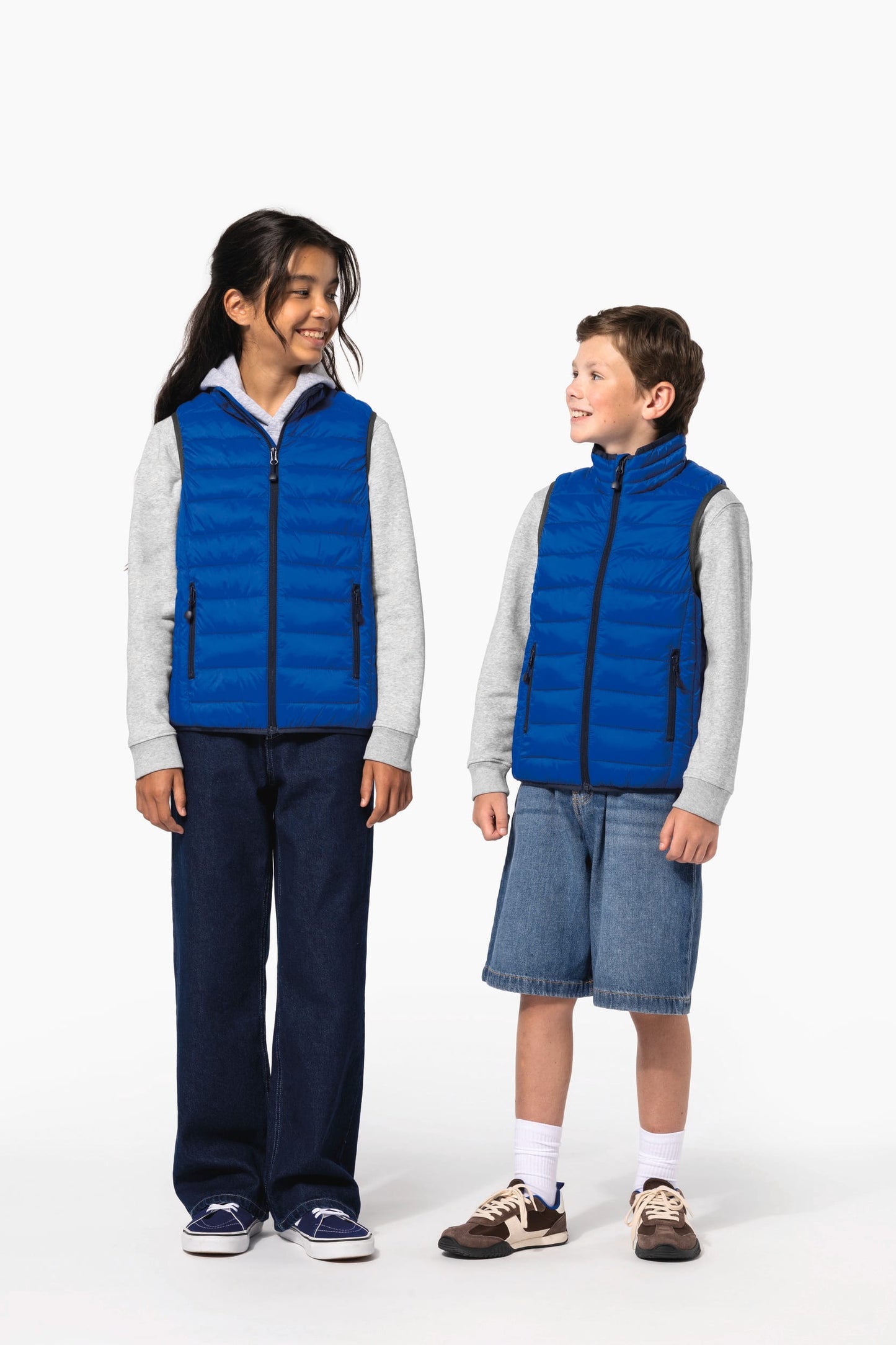 K6115 - Piumino bambino leggero smanicato