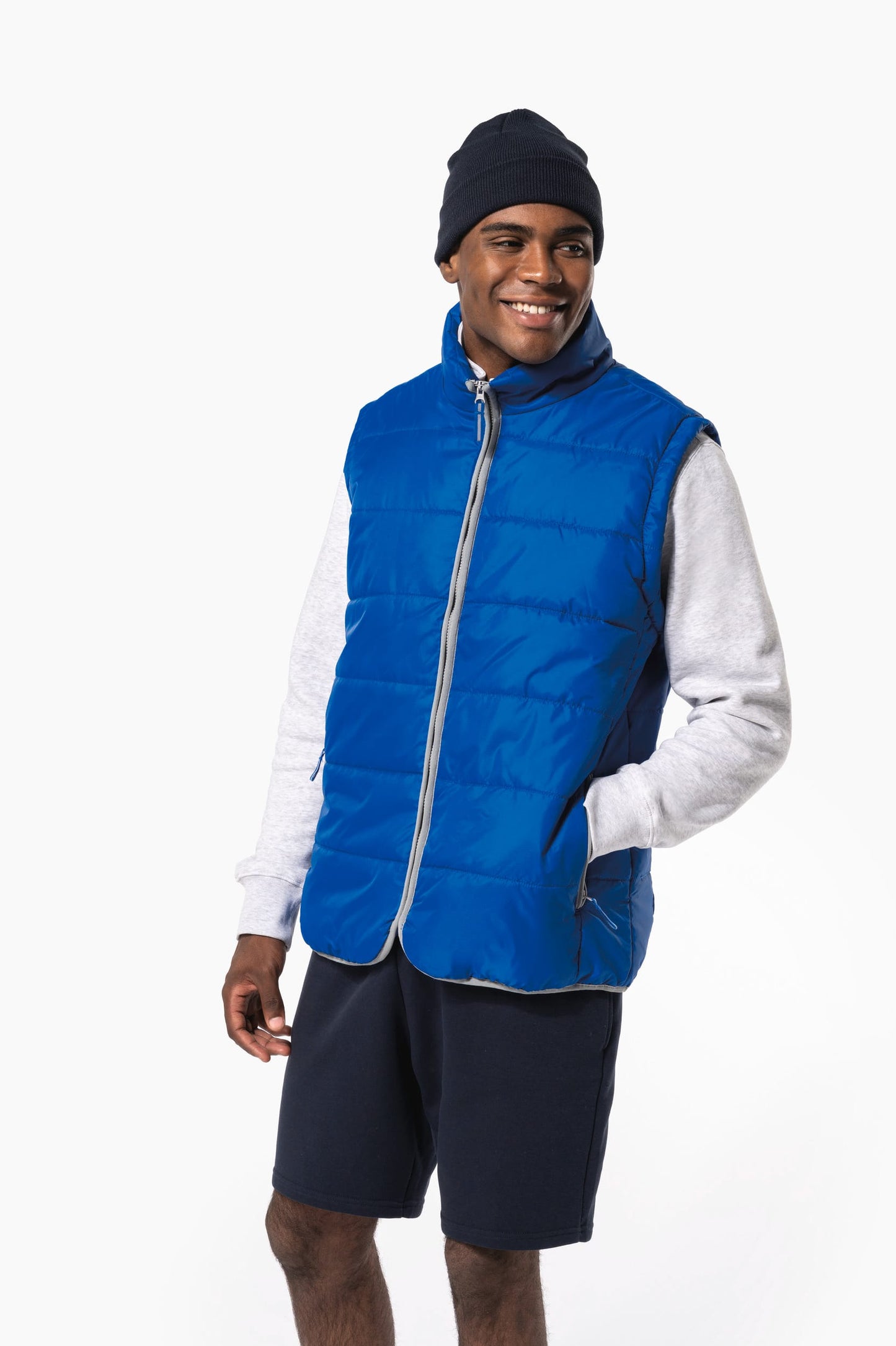 K6116 - Bodywarmer trapuntato