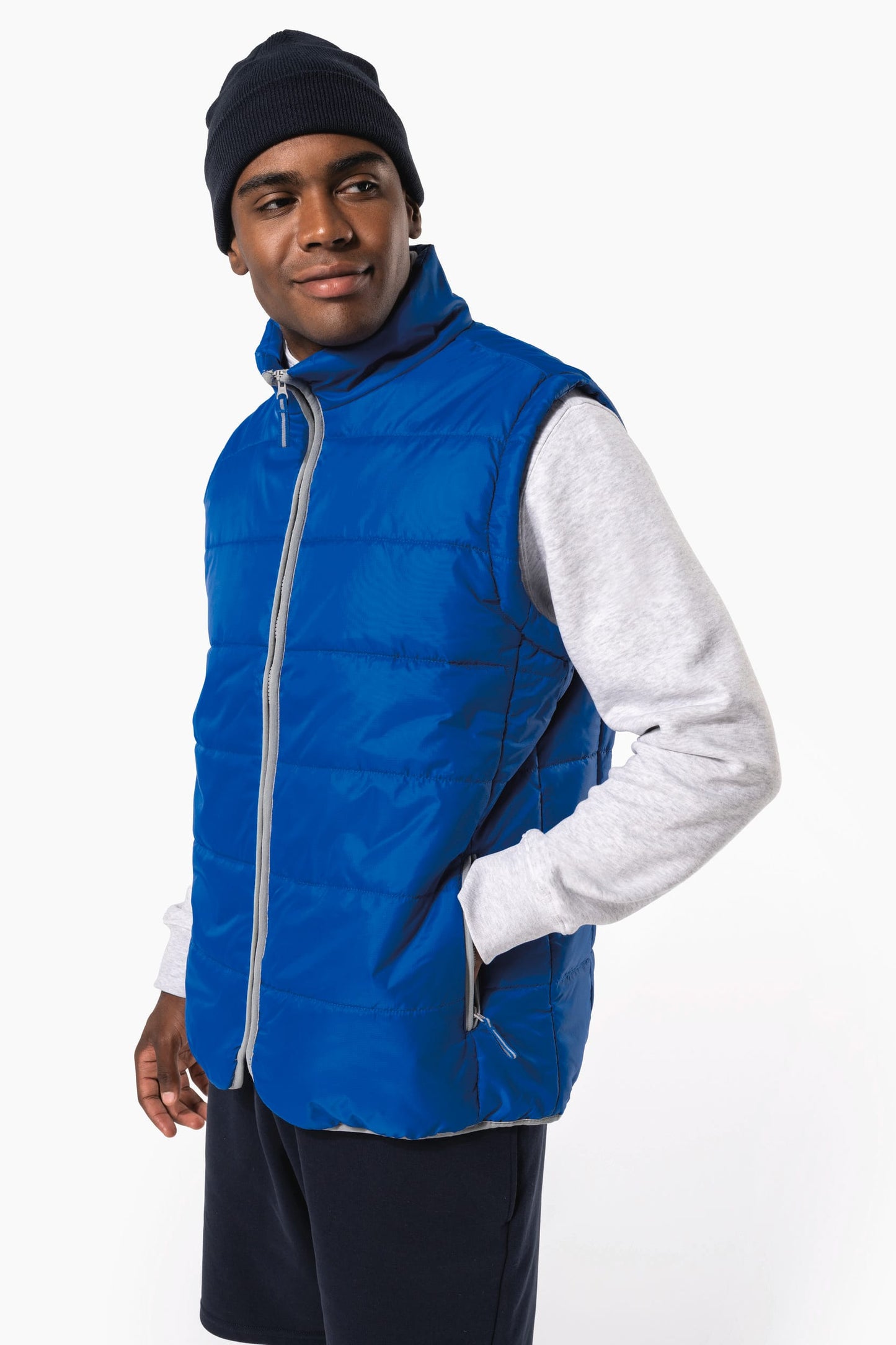 K6116 - Bodywarmer trapuntato