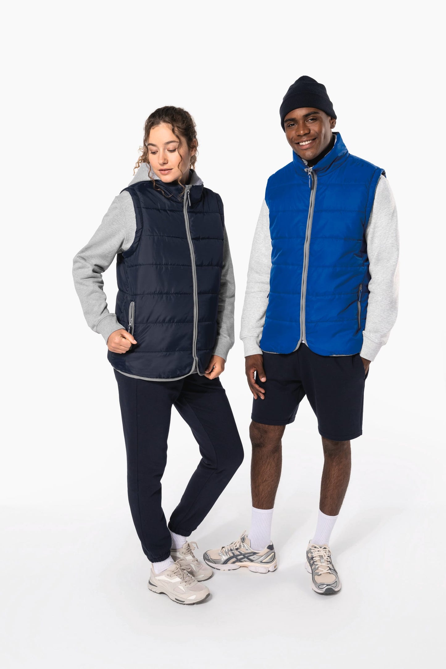 K6116 - Bodywarmer trapuntato