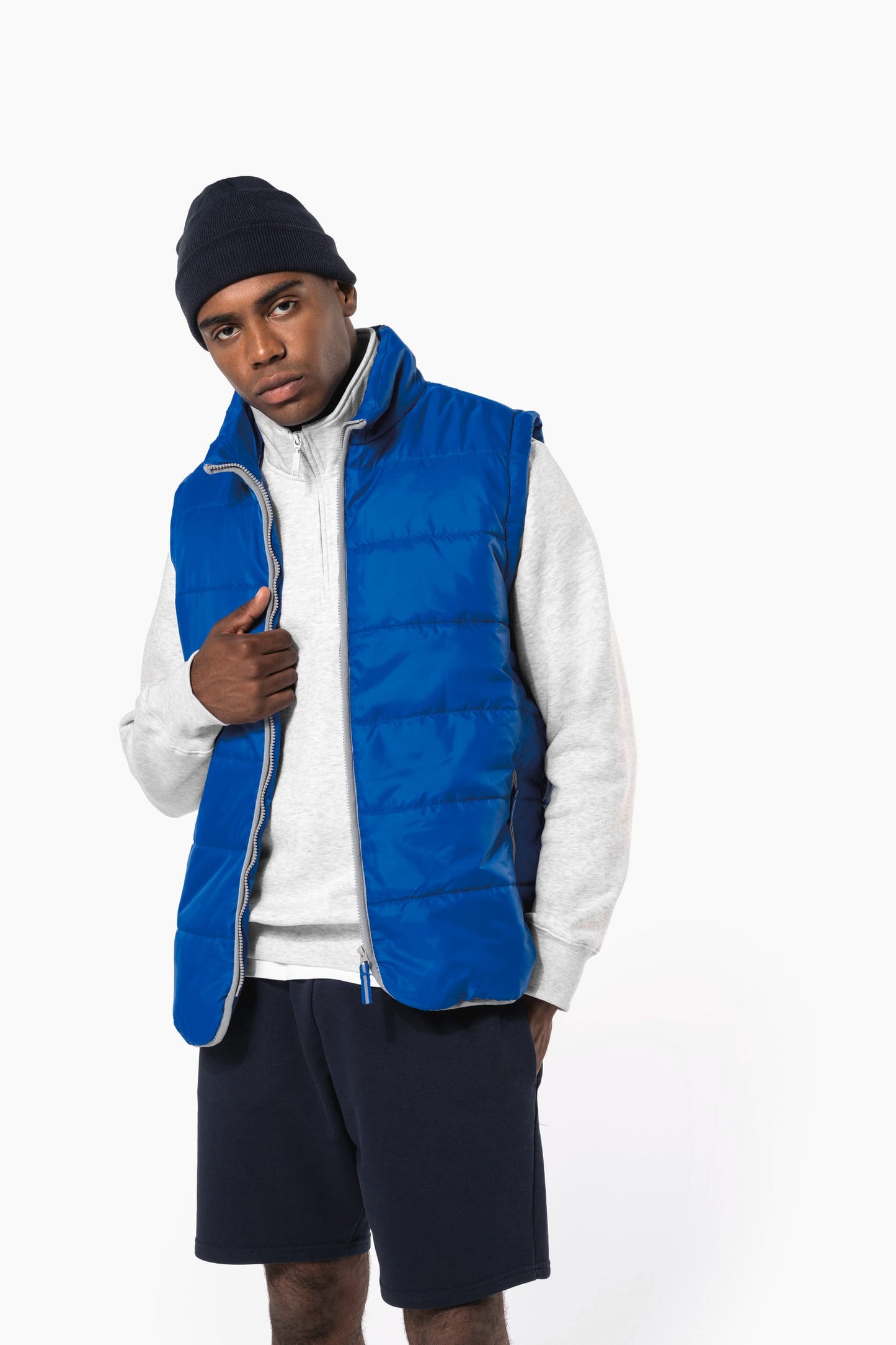 K6116 - Bodywarmer trapuntato