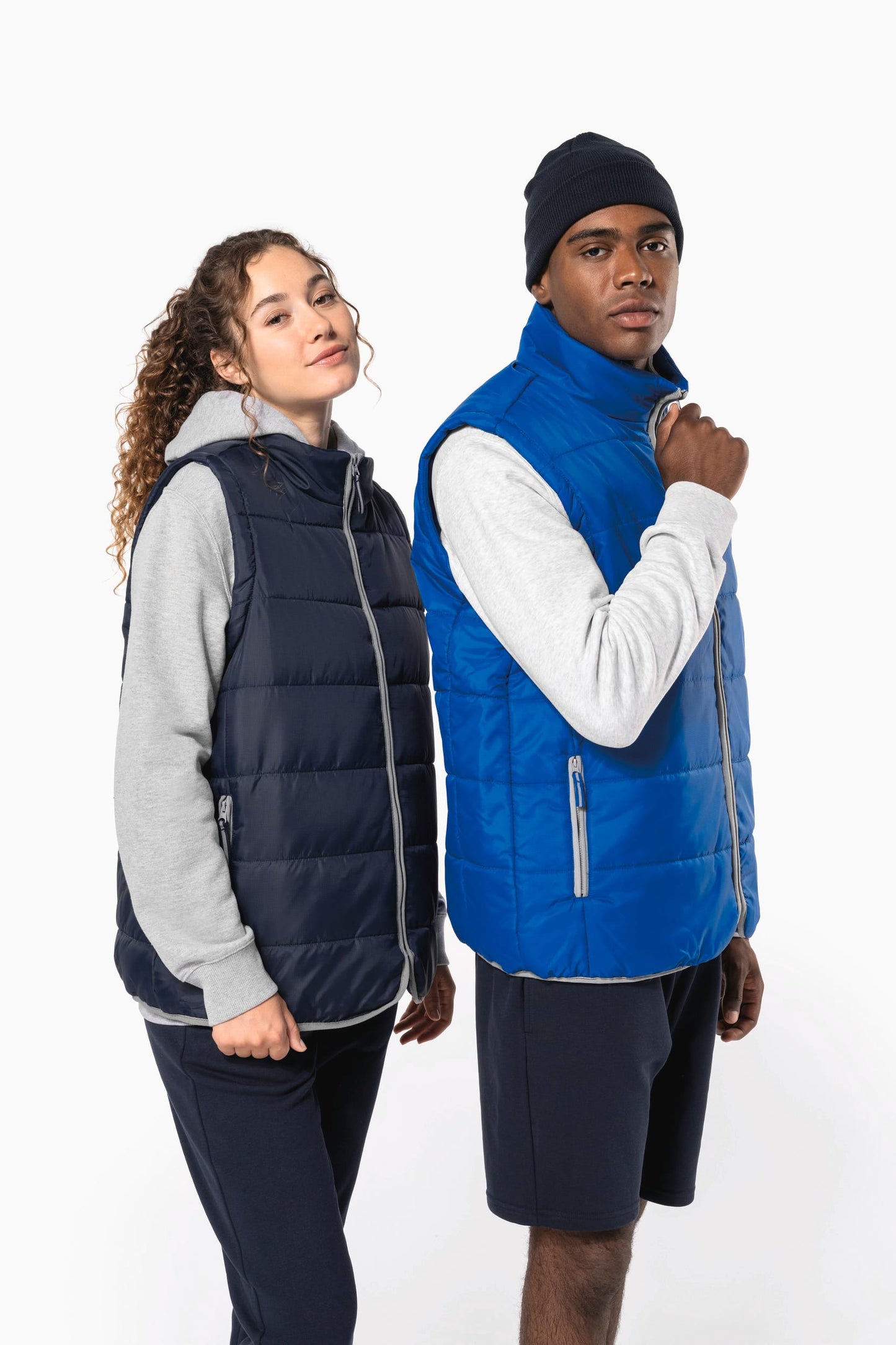 K6116 - Bodywarmer trapuntato