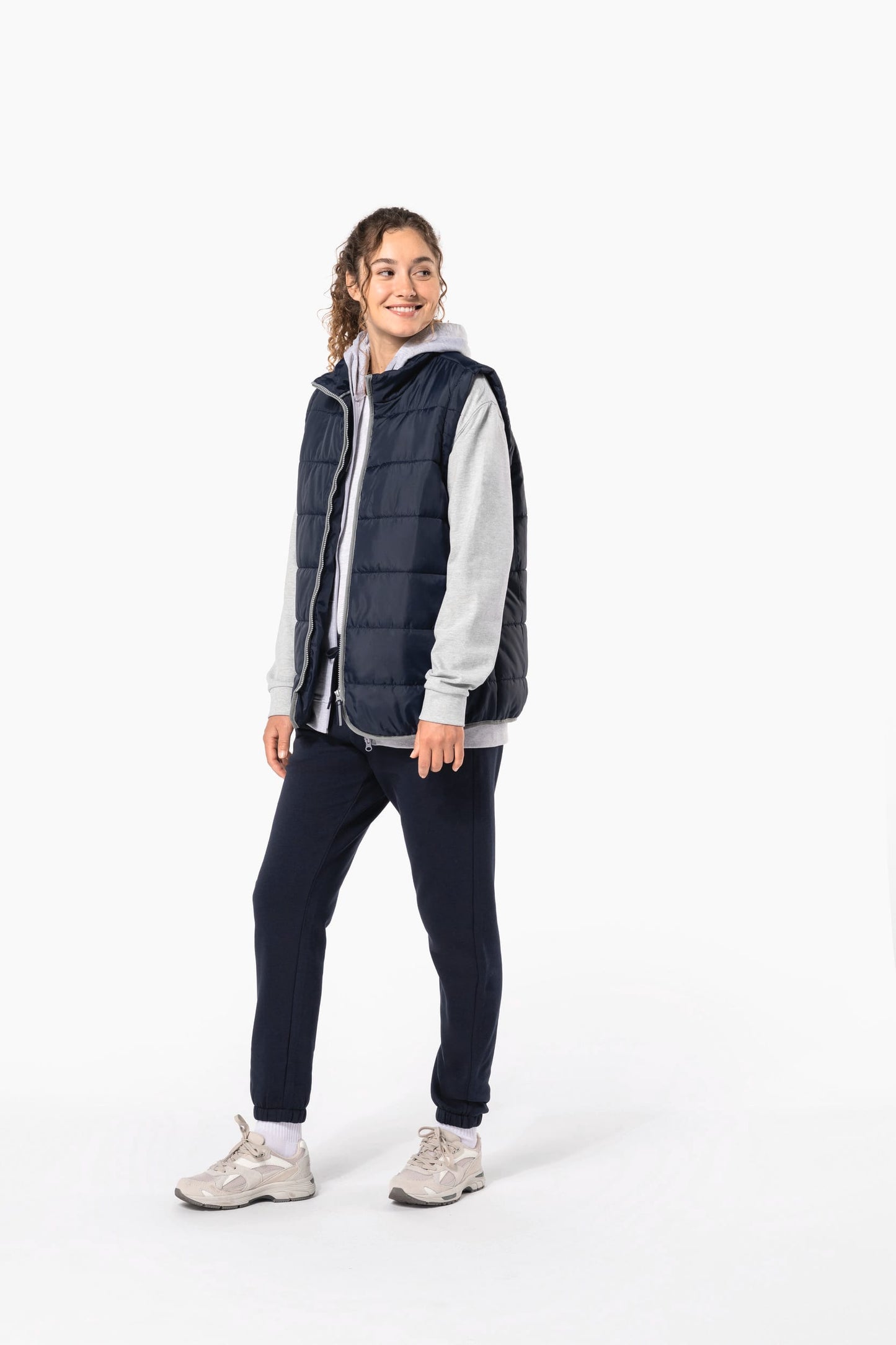 K6116 - Bodywarmer trapuntato