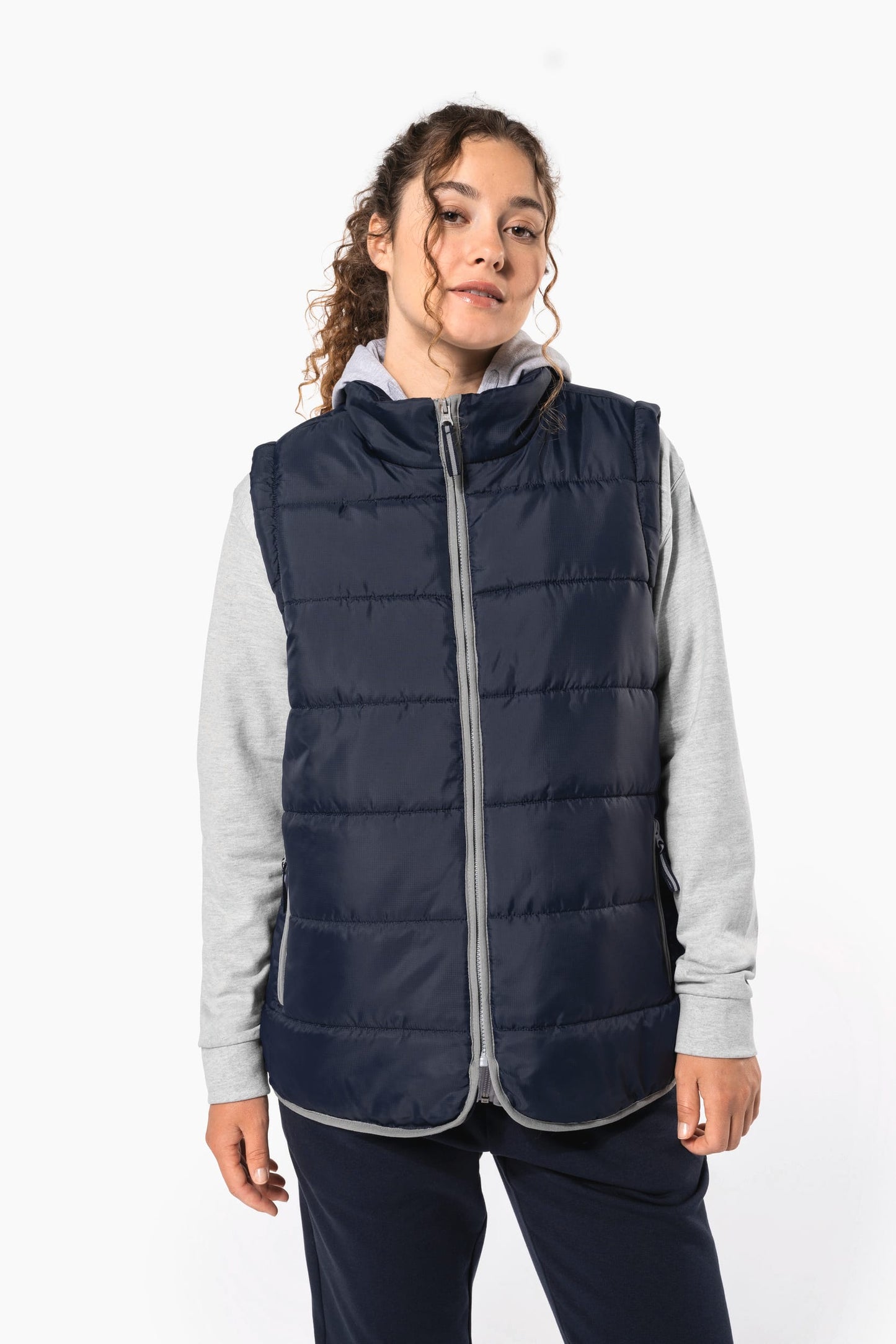 K6116 - Bodywarmer trapuntato