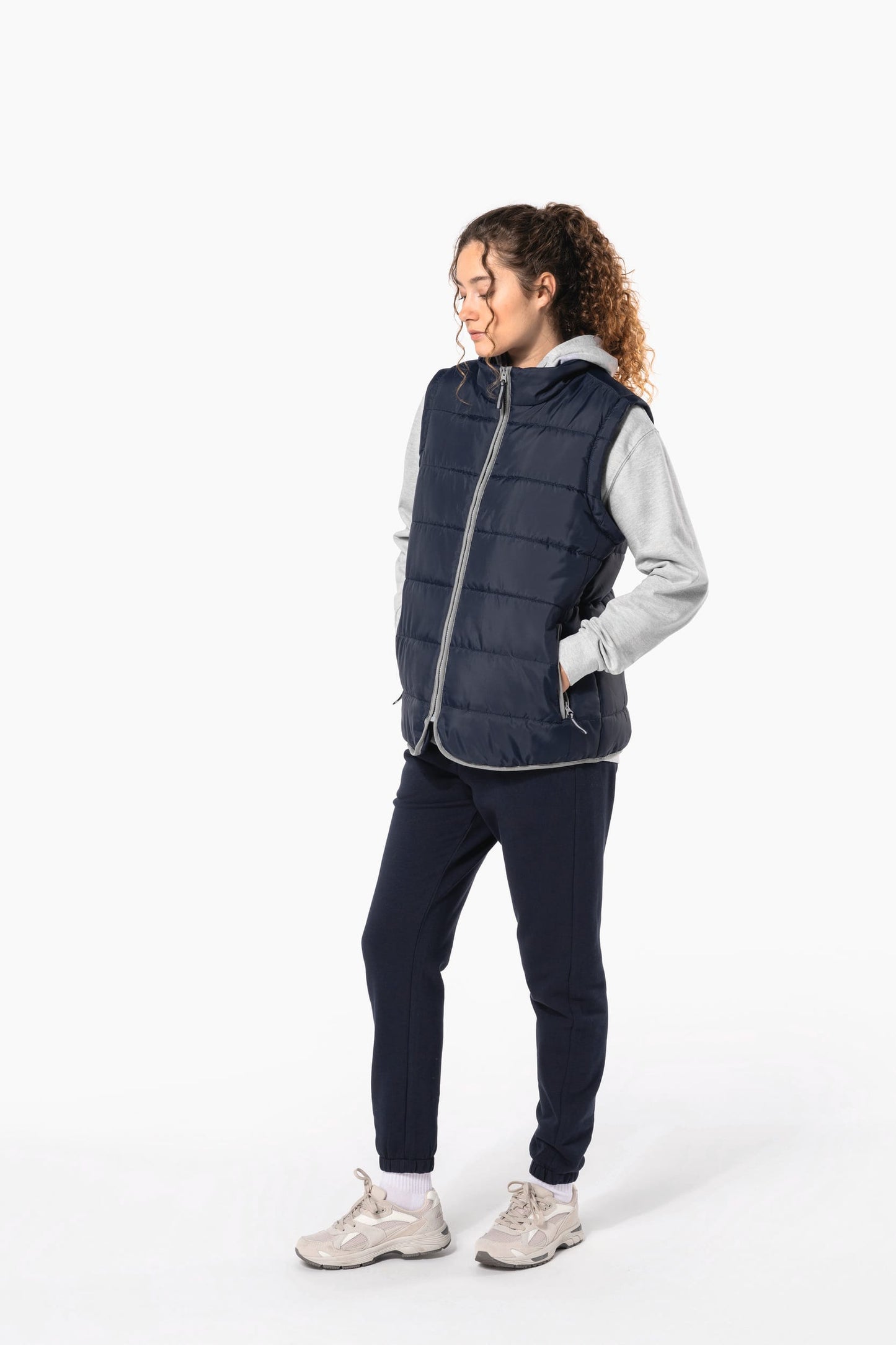 K6116 - Bodywarmer trapuntato