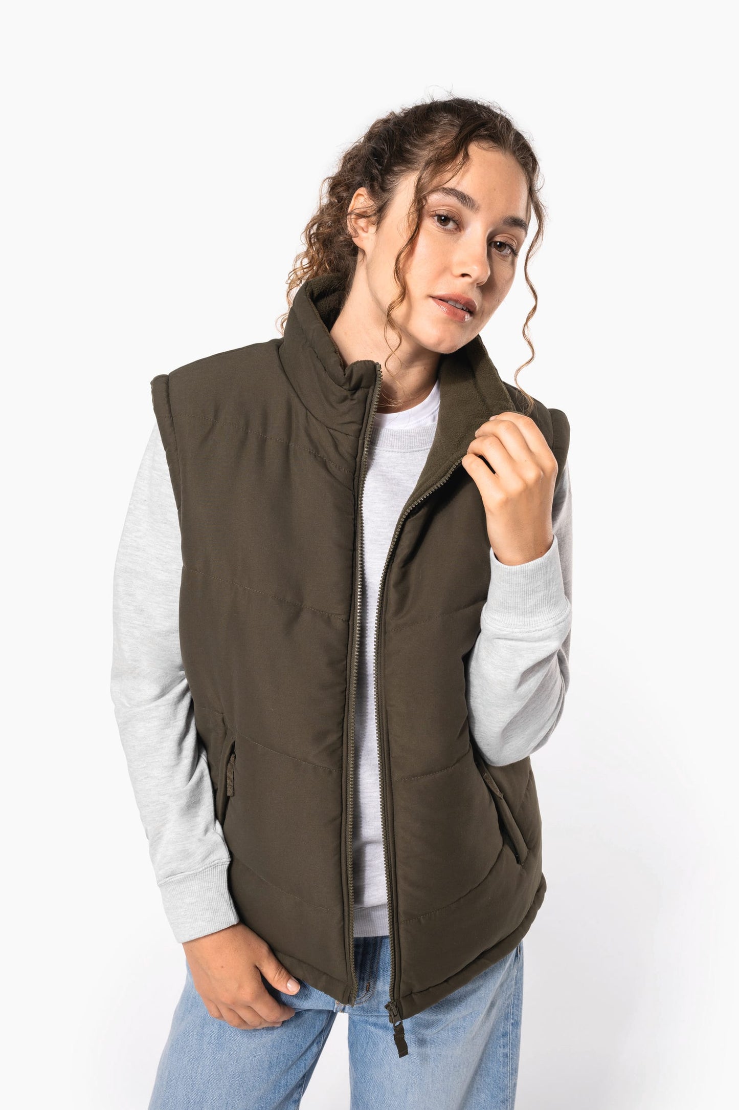 K6118 - Bodywarmer foderato in pile