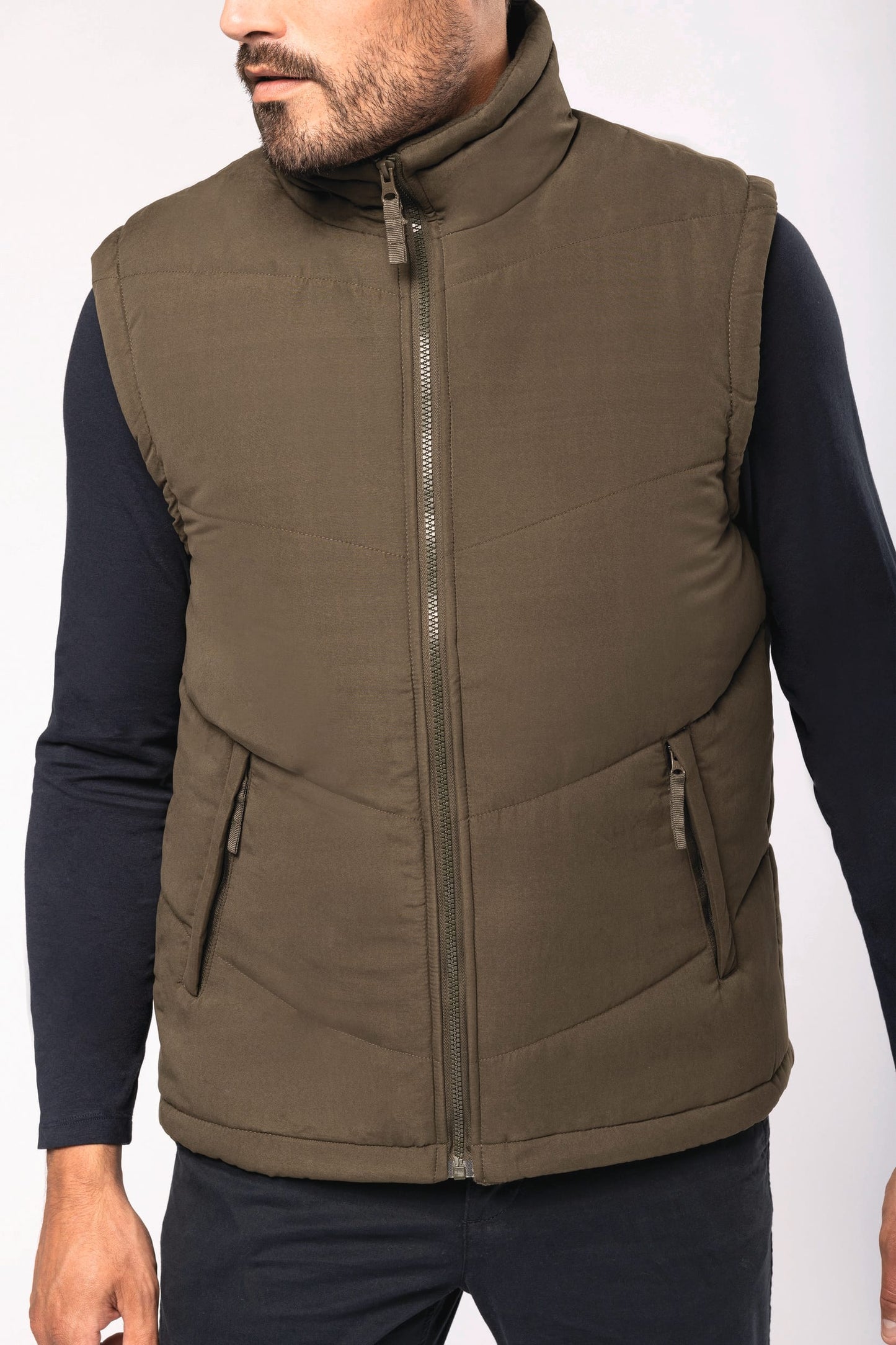 K6118 - Bodywarmer foderato in pile