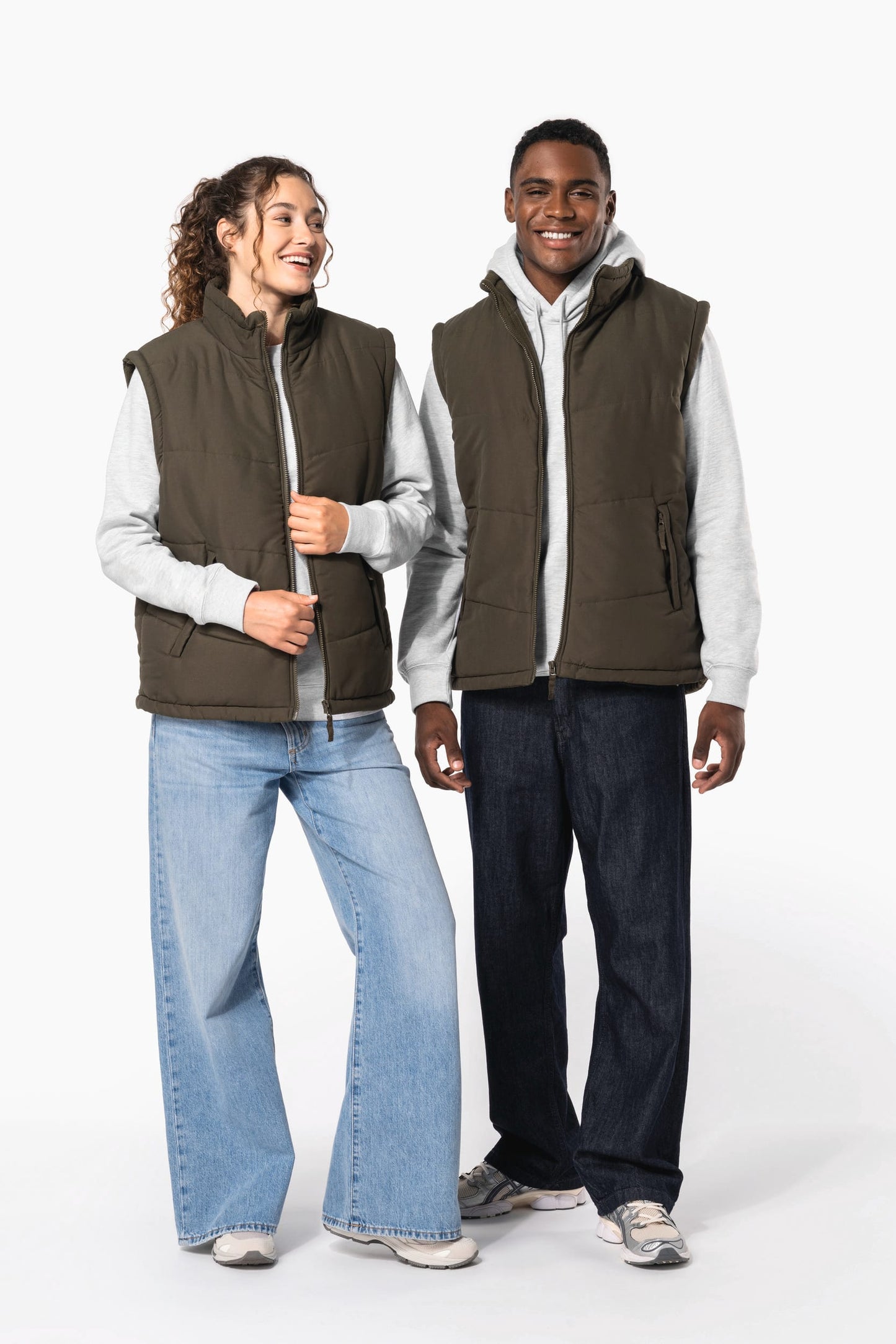 K6118 - Bodywarmer foderato in pile