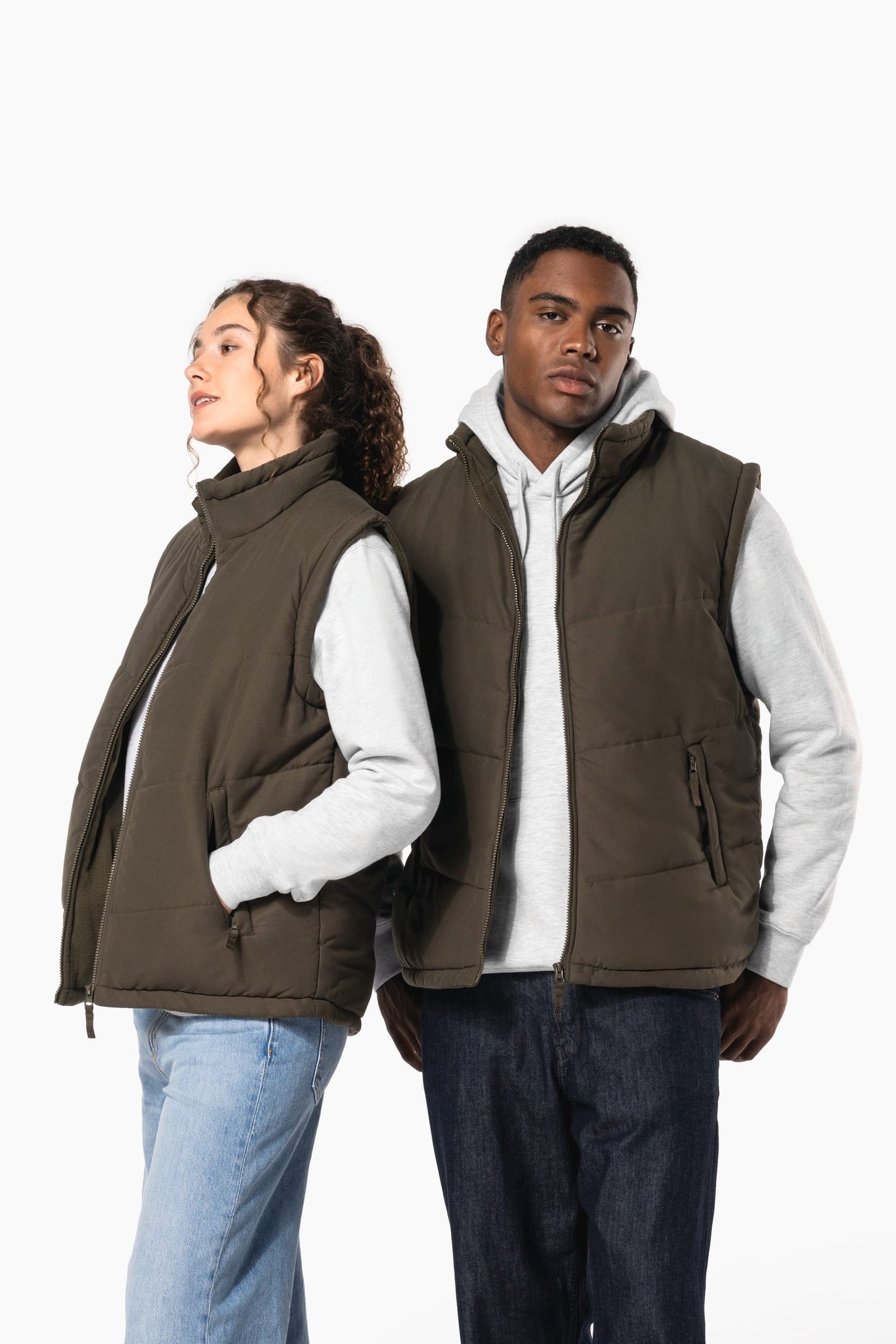 K6118 - Bodywarmer foderato in pile
