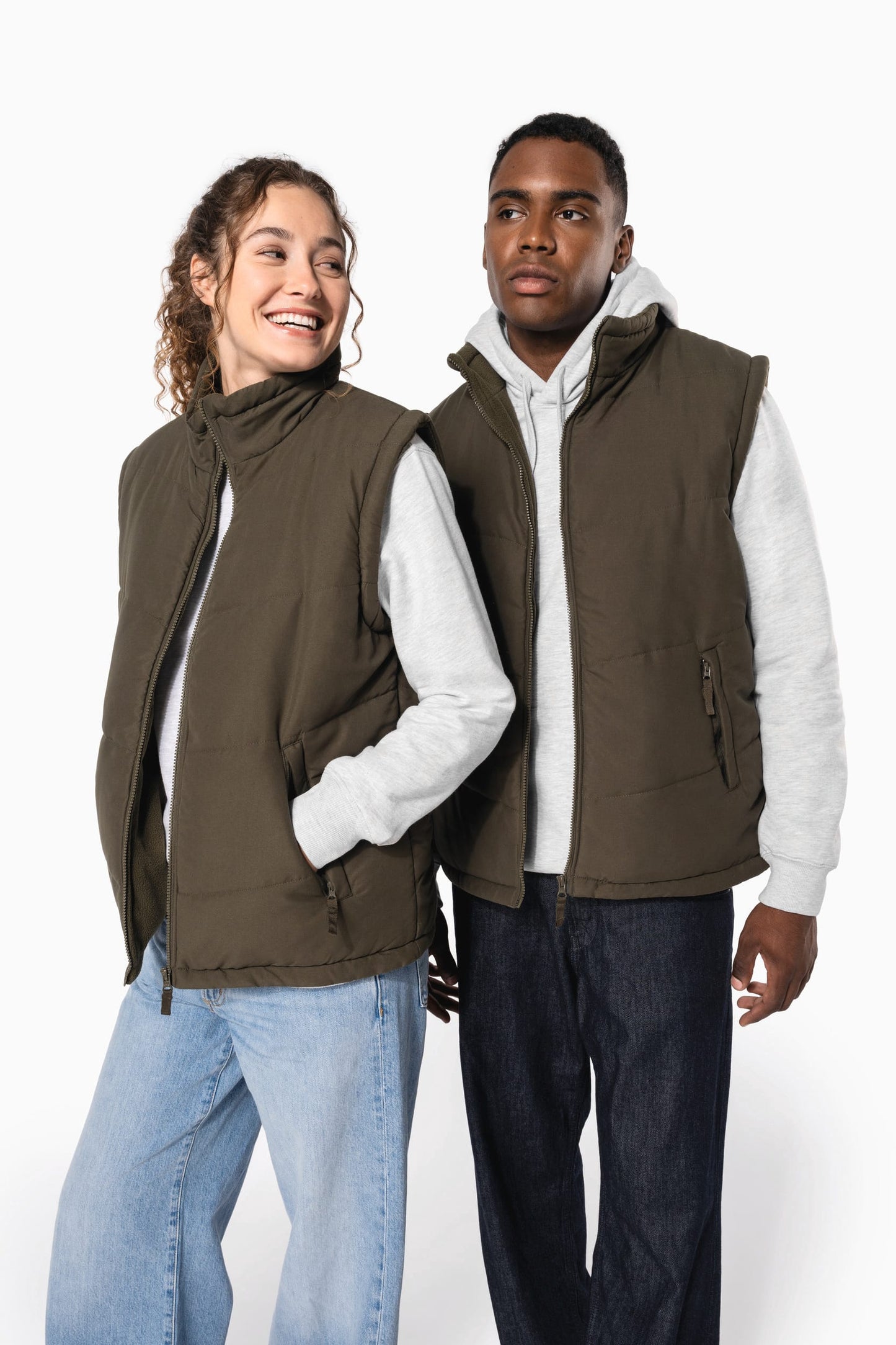 K6118 - Bodywarmer foderato in pile
