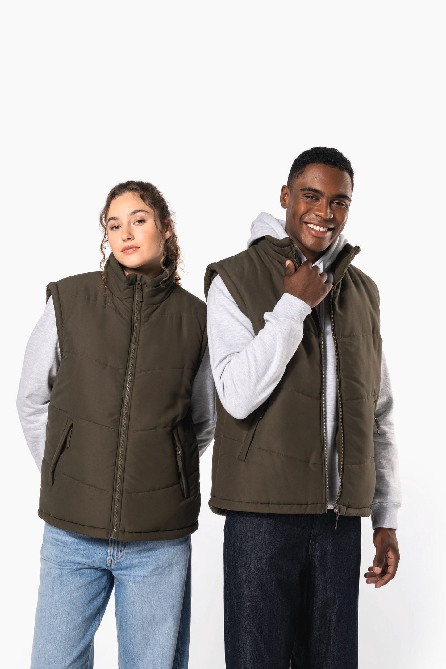 K6118 - Bodywarmer foderato in pile