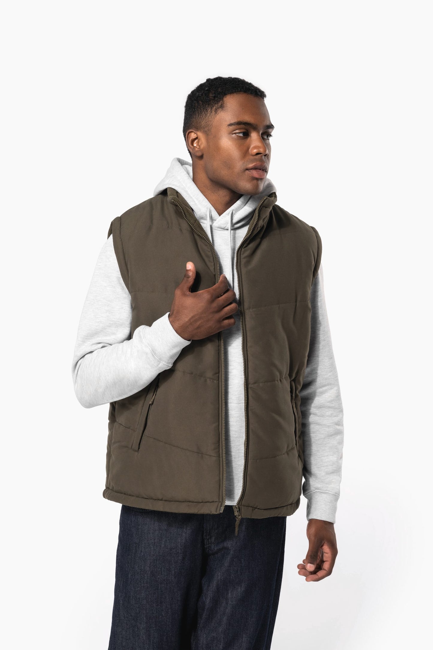 K6118 - Bodywarmer foderato in pile