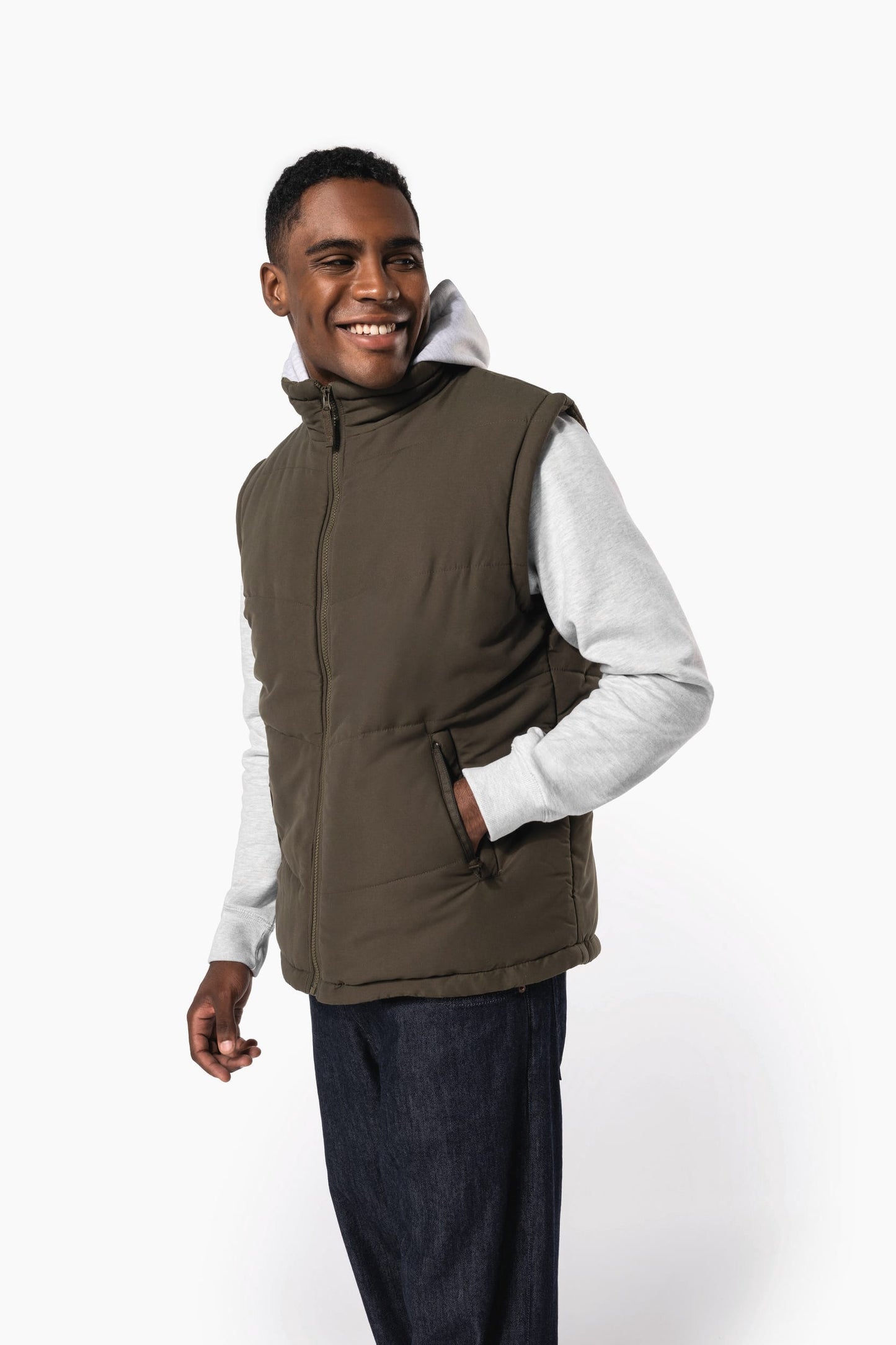 K6118 - Bodywarmer foderato in pile