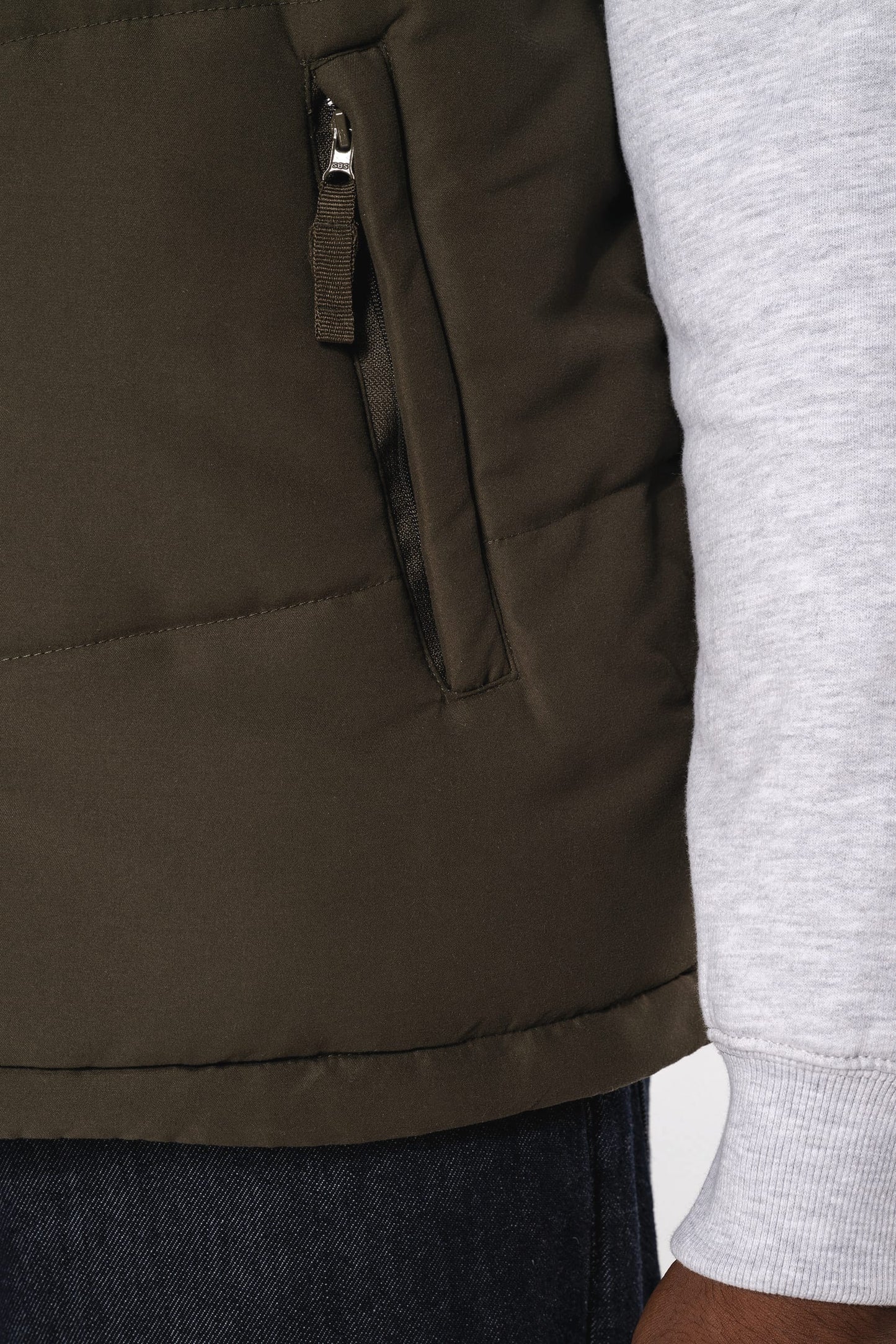 K6118 - Bodywarmer foderato in pile