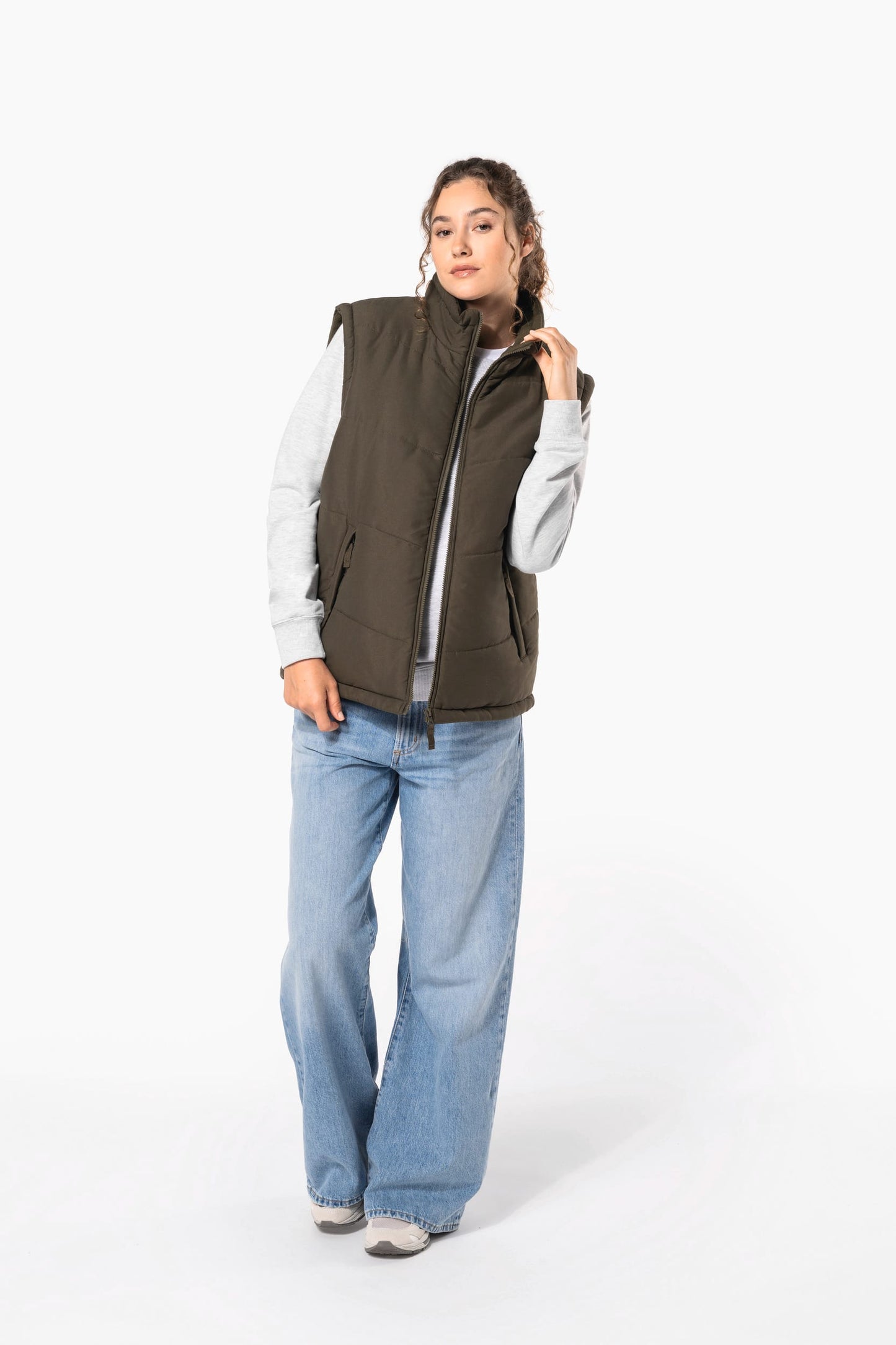 K6118 - Bodywarmer foderato in pile