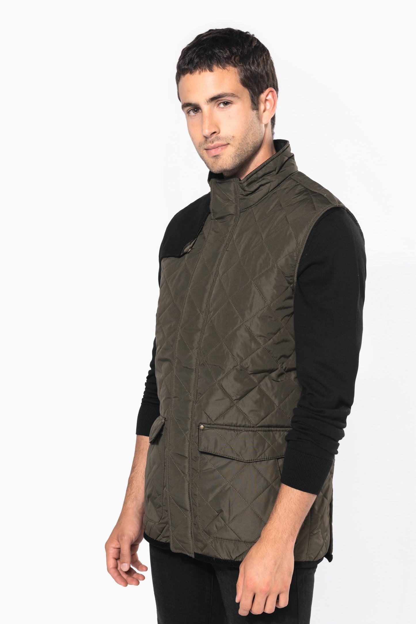 K6124 - Gilet trapuntato uomo