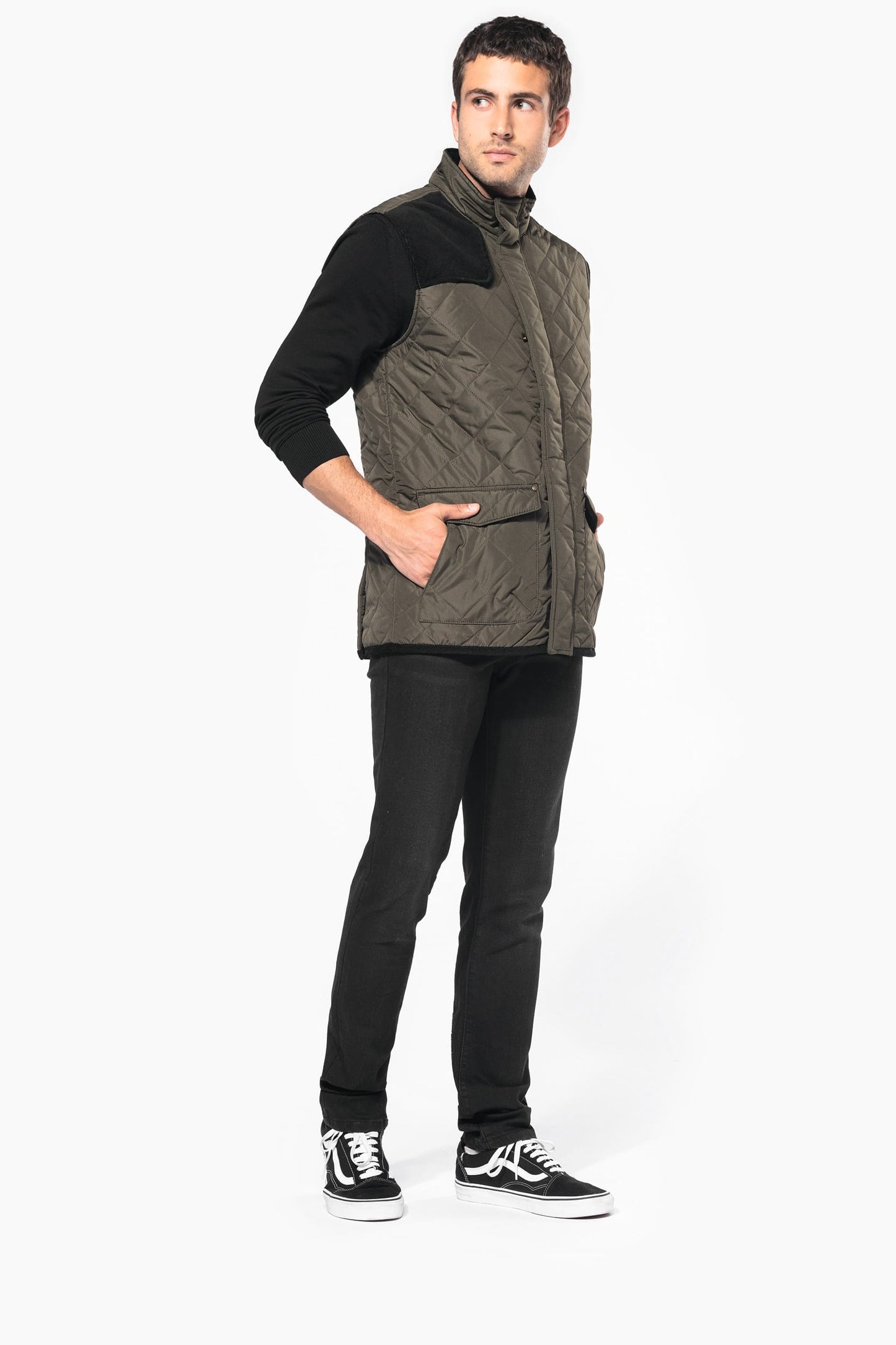 K6124 - Gilet trapuntato uomo