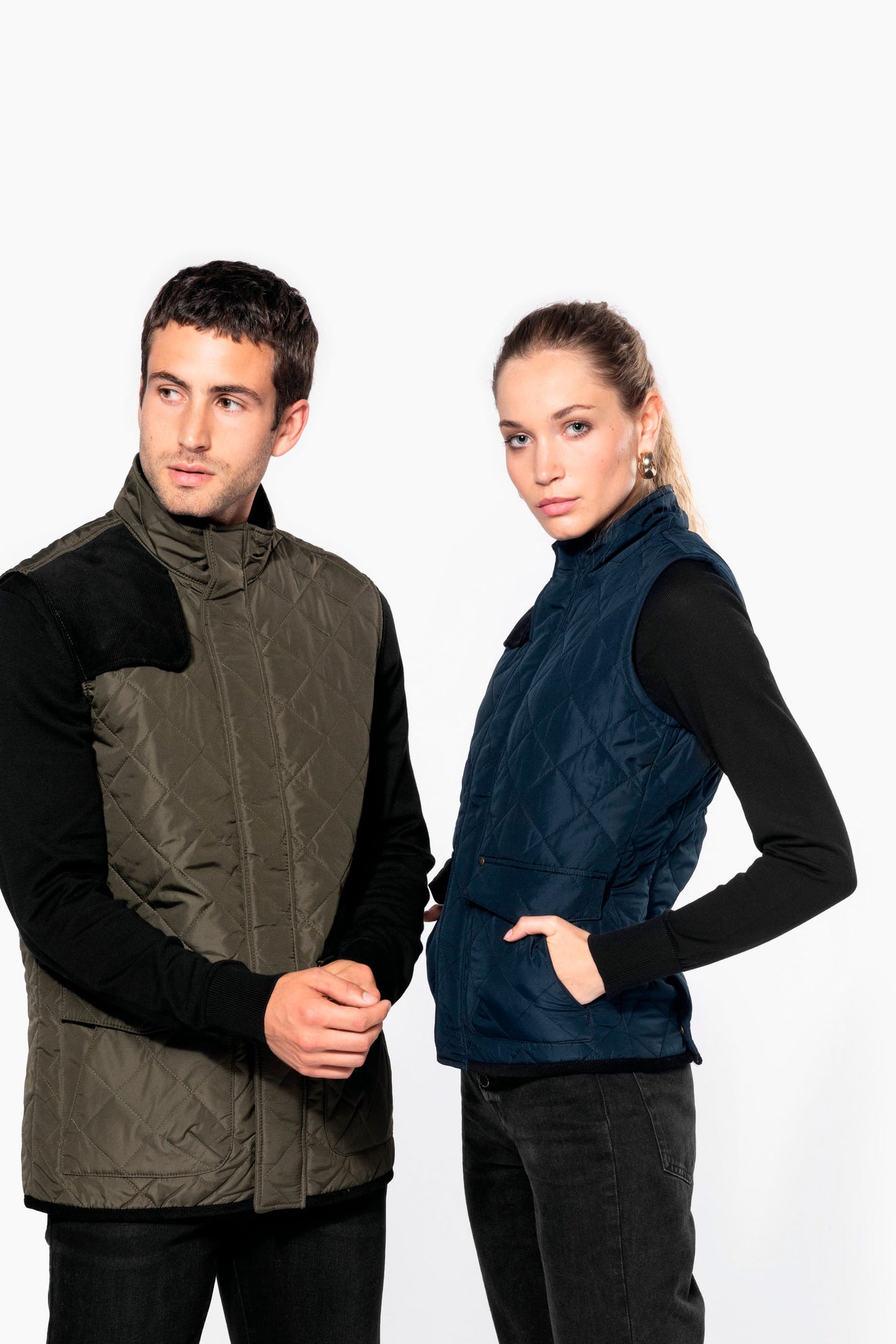 K6124 - Gilet trapuntato uomo