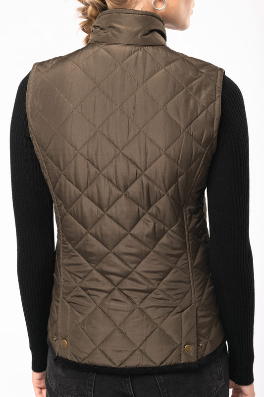 K6125 - Gilet trapuntato donna