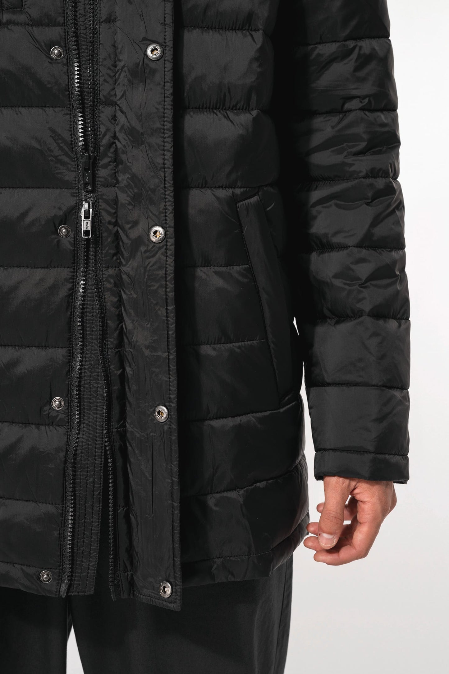 K6128 - Parka piumino uomo leggero con cappuccio