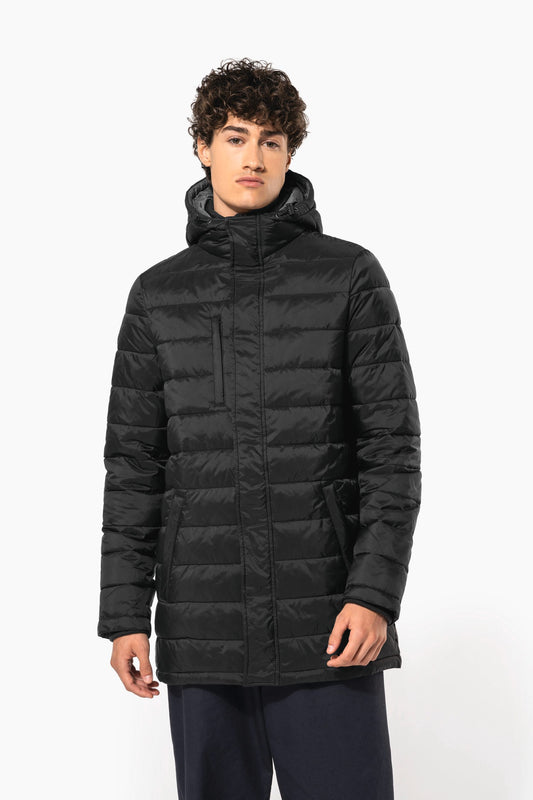 K6128 - Parka piumino uomo leggero con cappuccio