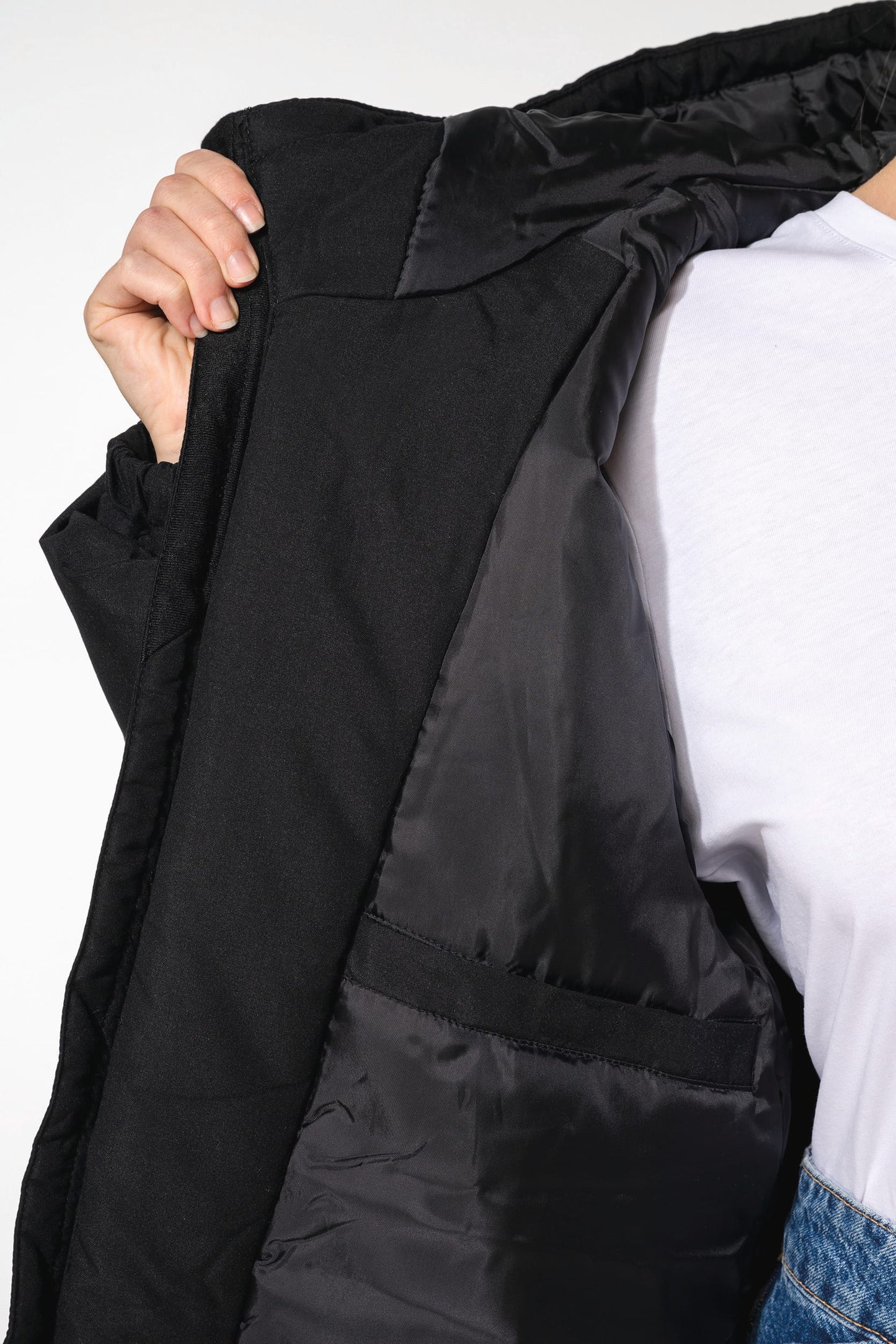 K6152 - Parka con cappuccio riciclato unisex