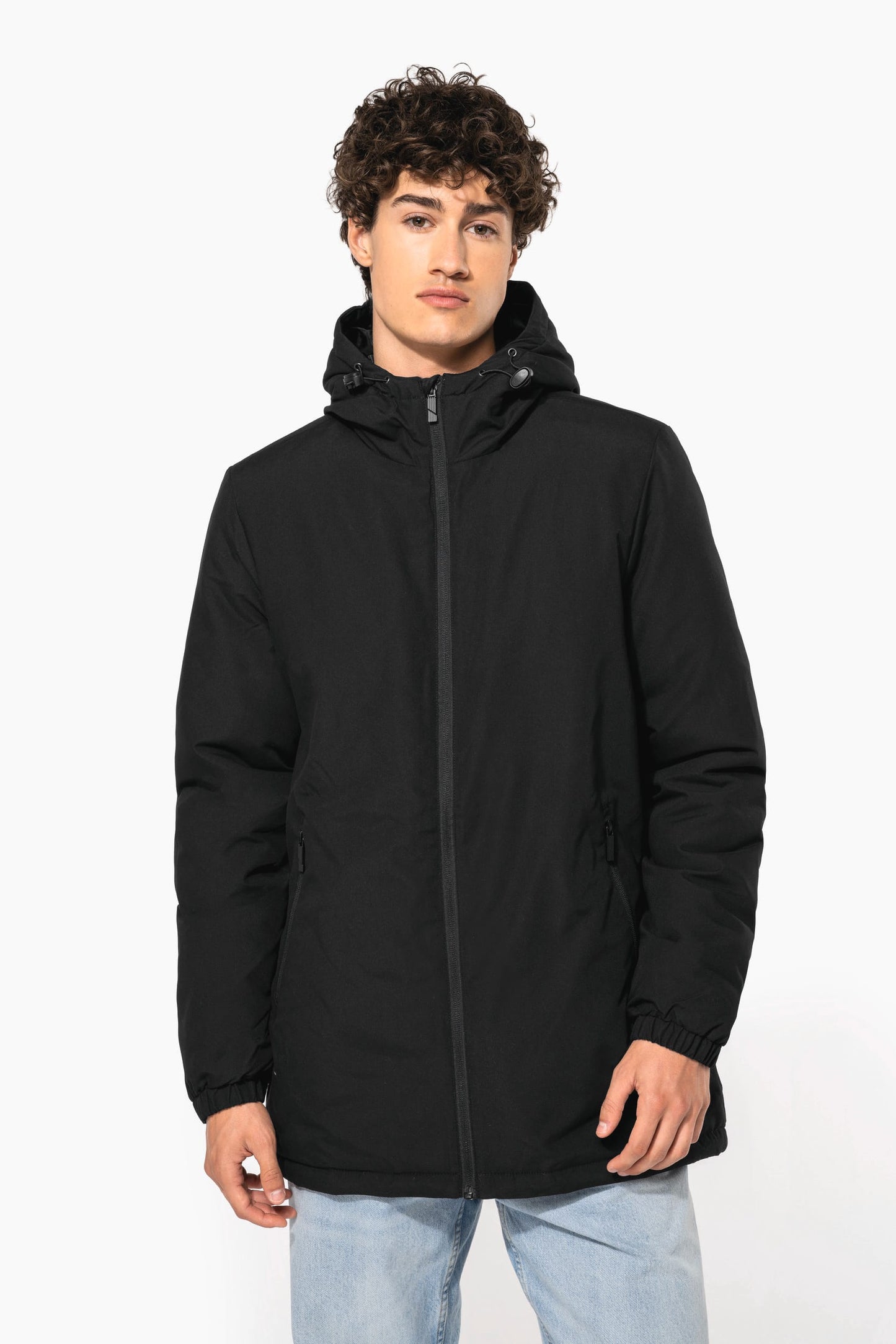 K6152 - Parka con cappuccio riciclato unisex